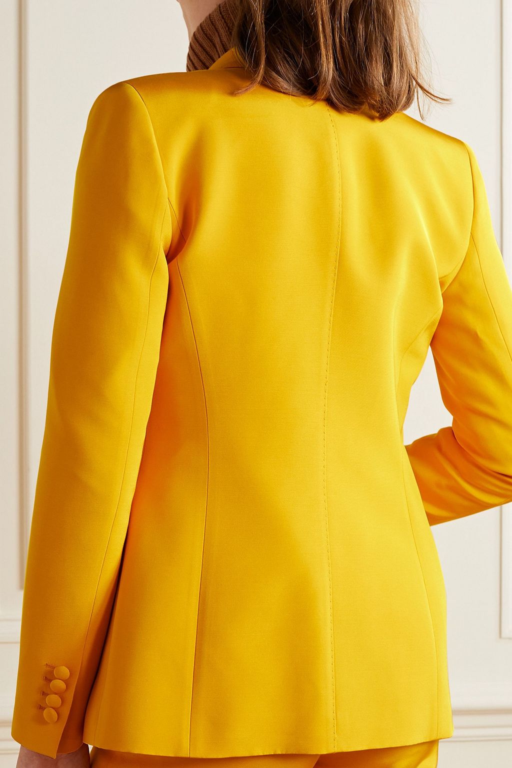 LAFAYETTE 148 Double-breasted wool and silk-blend blazer