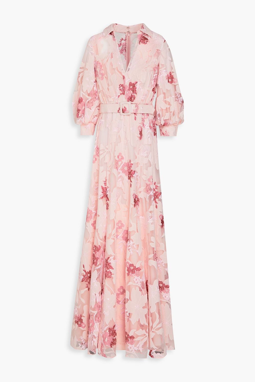 Badgley mischka floral essex maxi hotsell
