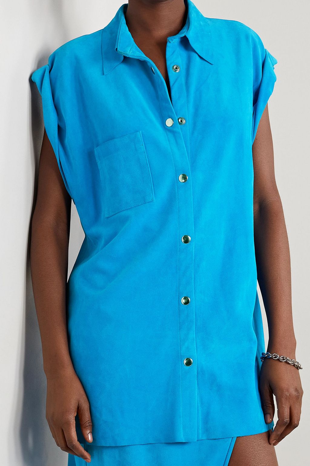 LAQUAN SMITH Suede blouse