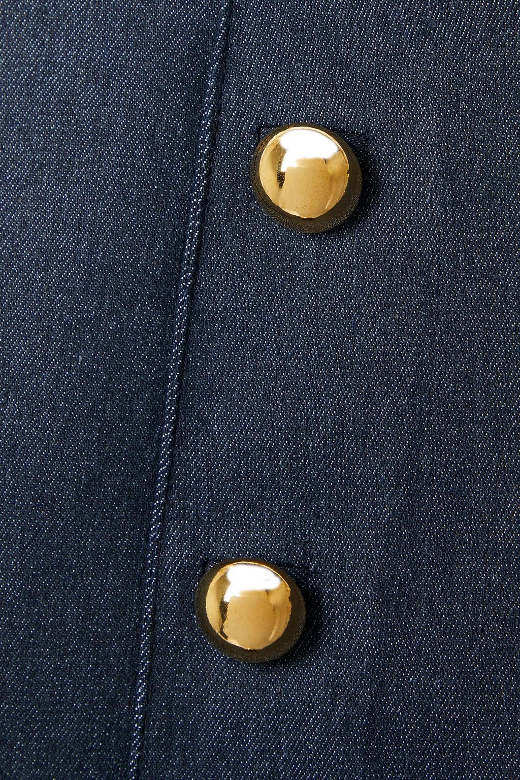 ADAM LIPPES Embellished denim mini skirt