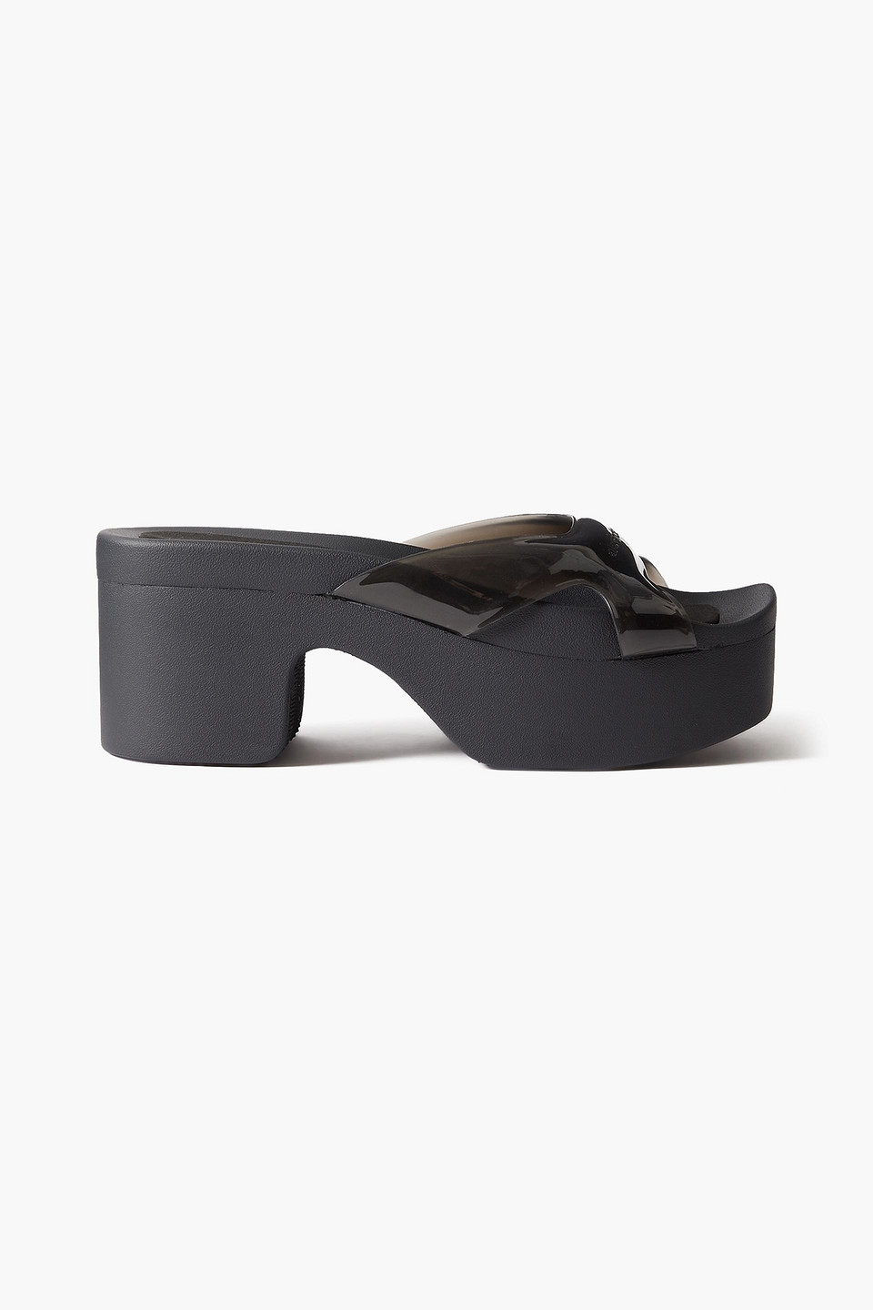 Alexander Wang Aw Sport Platform Slide In Thermoplastic In Black