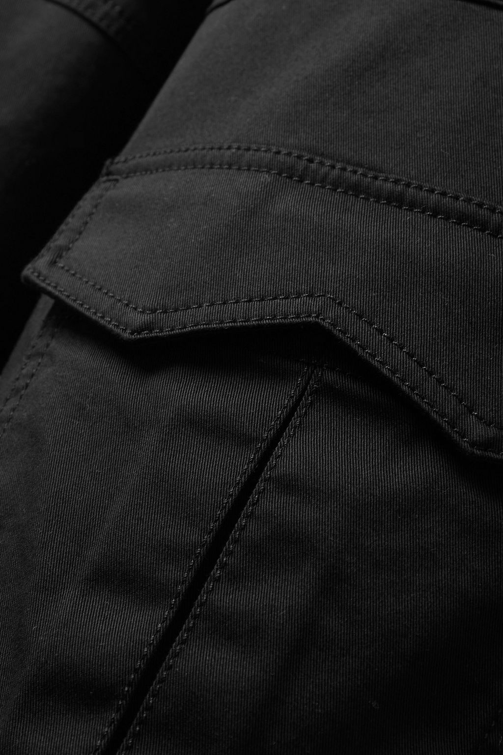 TOM FORD Cotton-blend gabardine straight-leg cargo pants