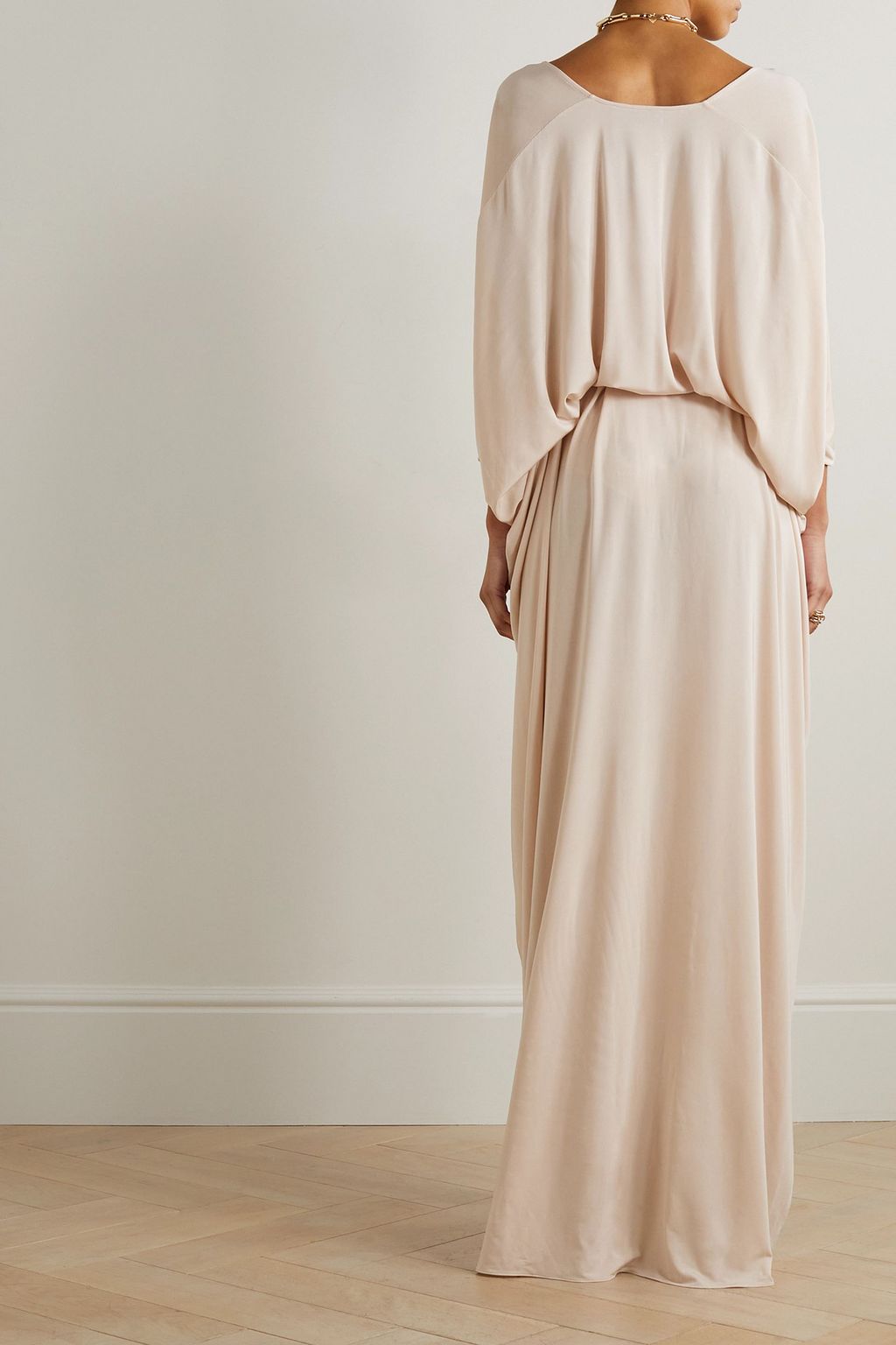 TOM FORD Belted stretch-jersey gown