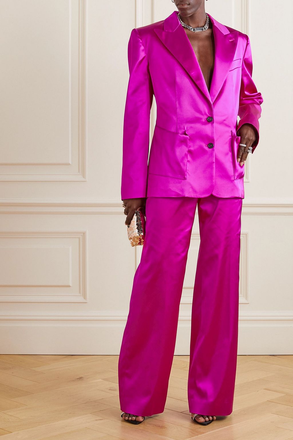 TOM FORD بليزر من الساتان