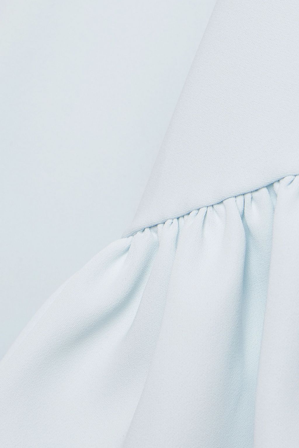 HUISHAN ZHANG Calla cape-effect ruffled crepe gown