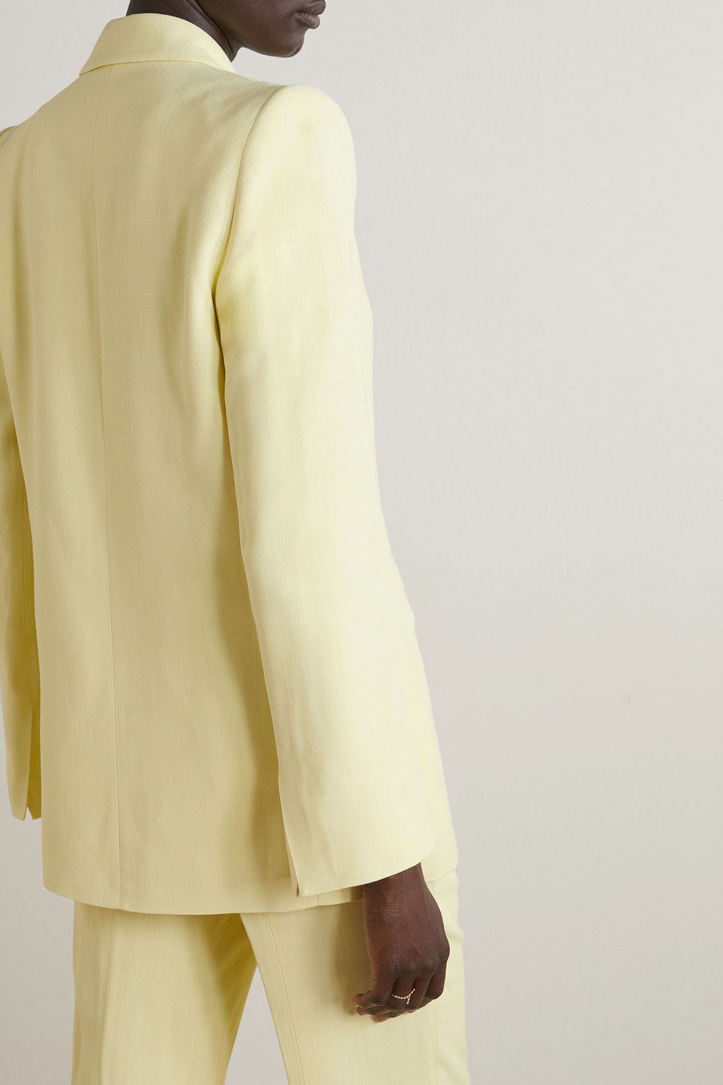 GALVAN  LONDON Boyfriend woven blazer