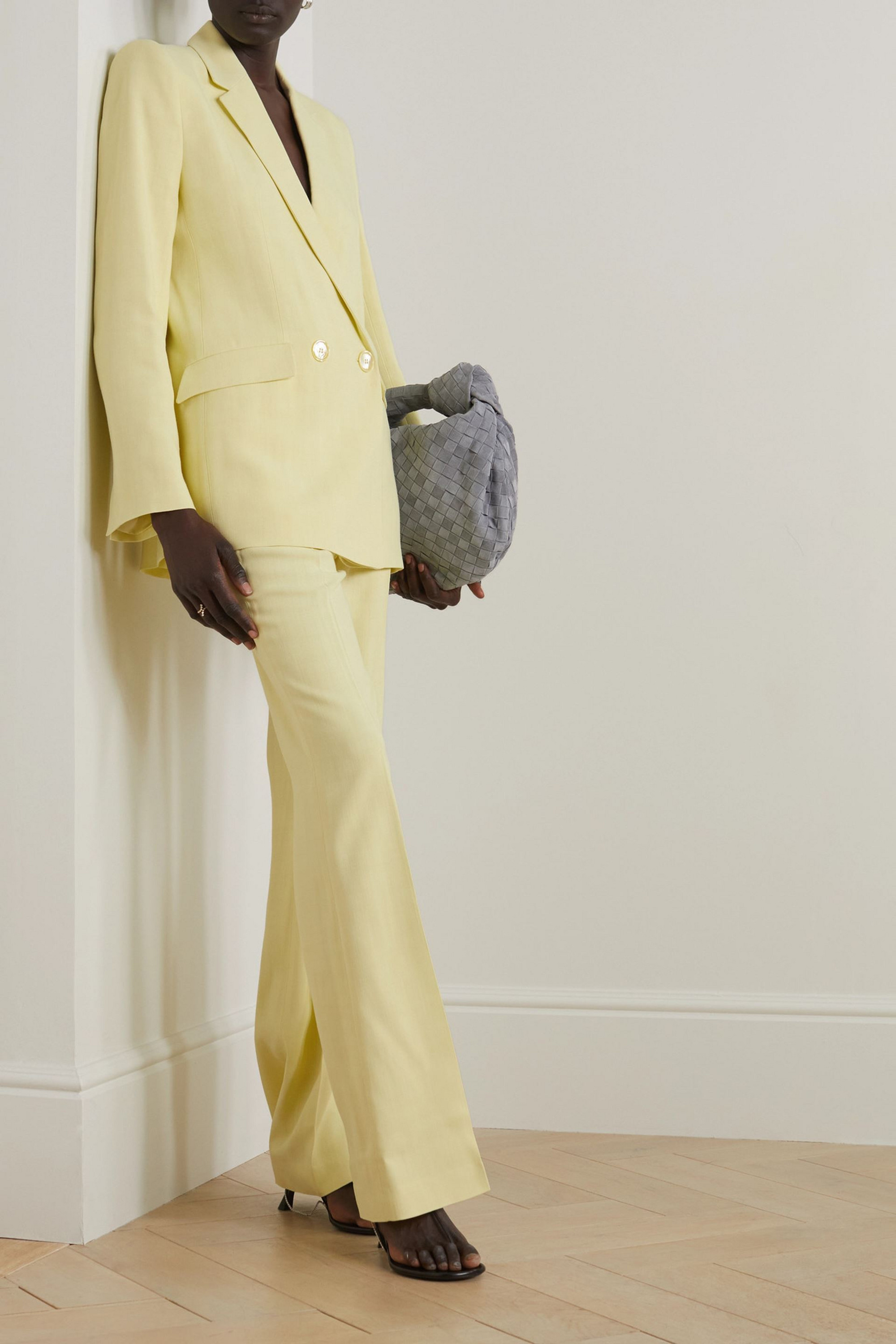 GALVAN LONDON Boyfriend woven blazer