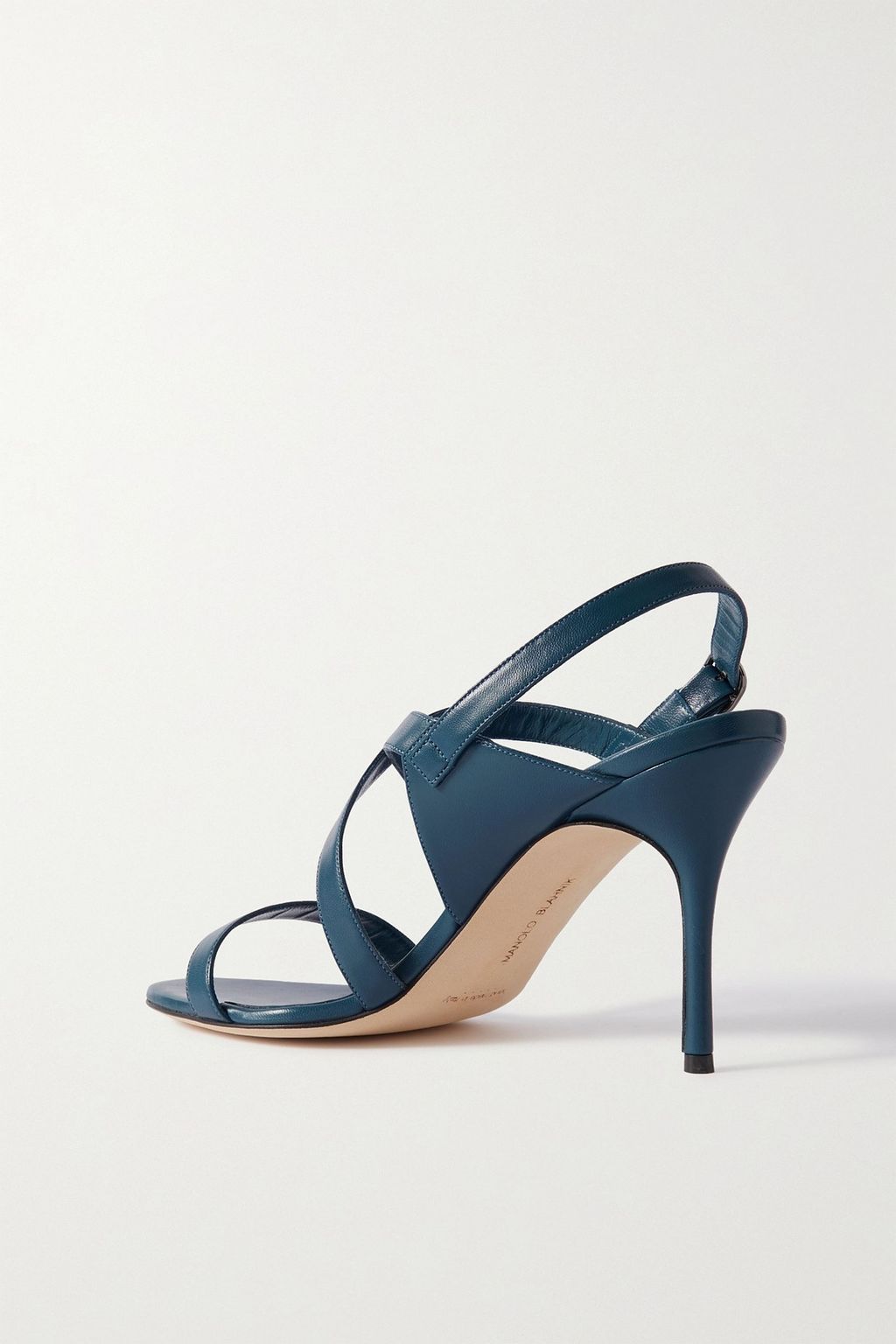 MANOLO BLAHNIK 싱가누 가죽 샌들 90mm