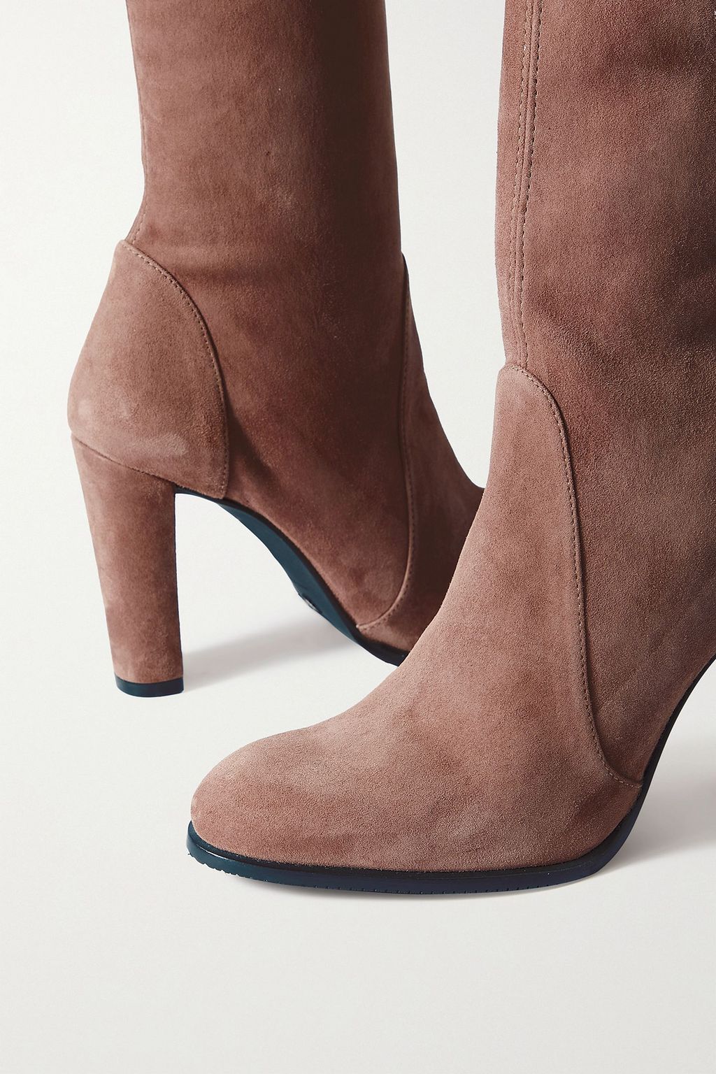 STUART WEITZMAN Stretch-suede over-the-knee boots
