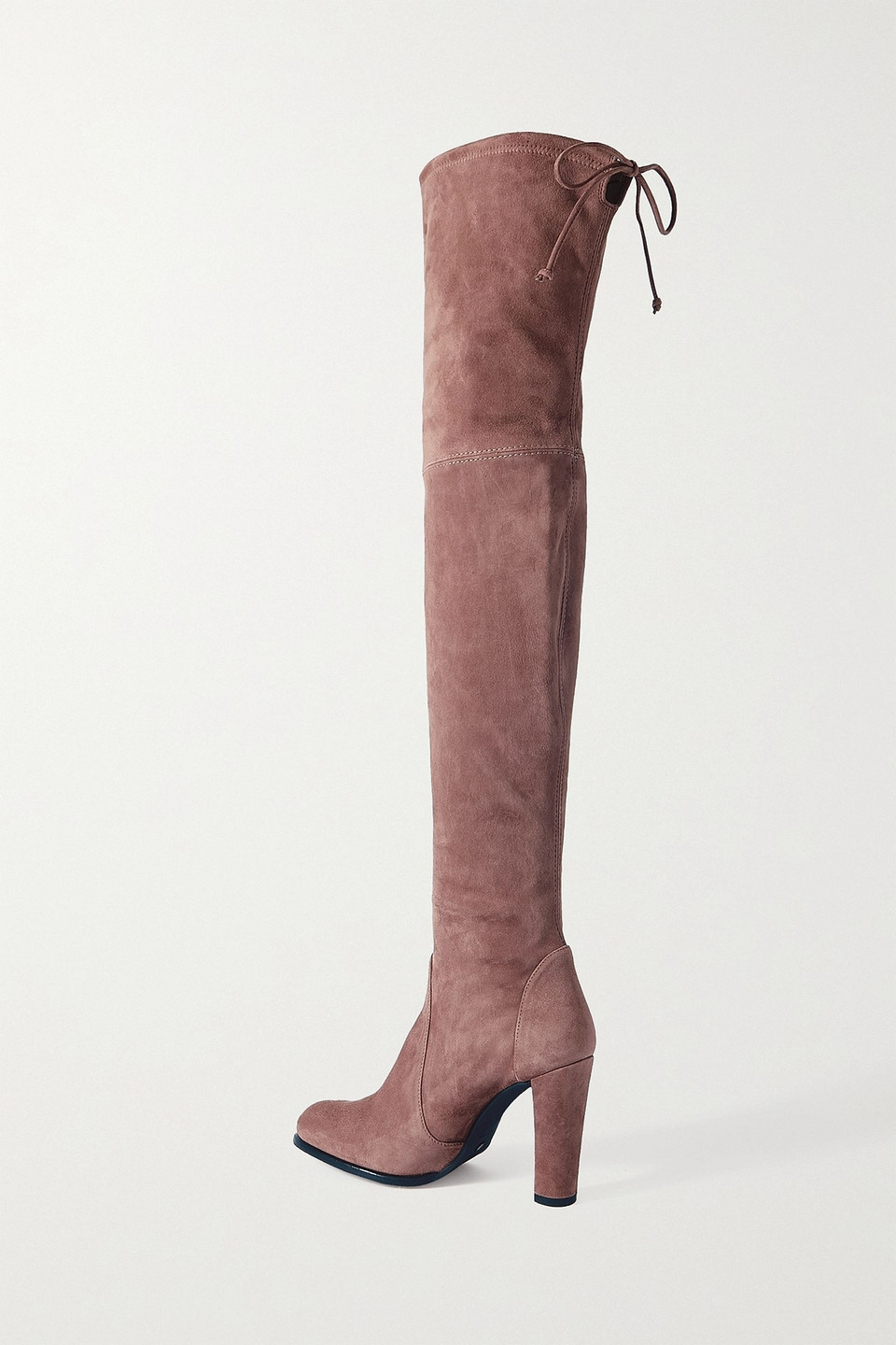 STUART WEITZMAN STRETCH-SUEDE OVER-THE-KNEE BOOTS