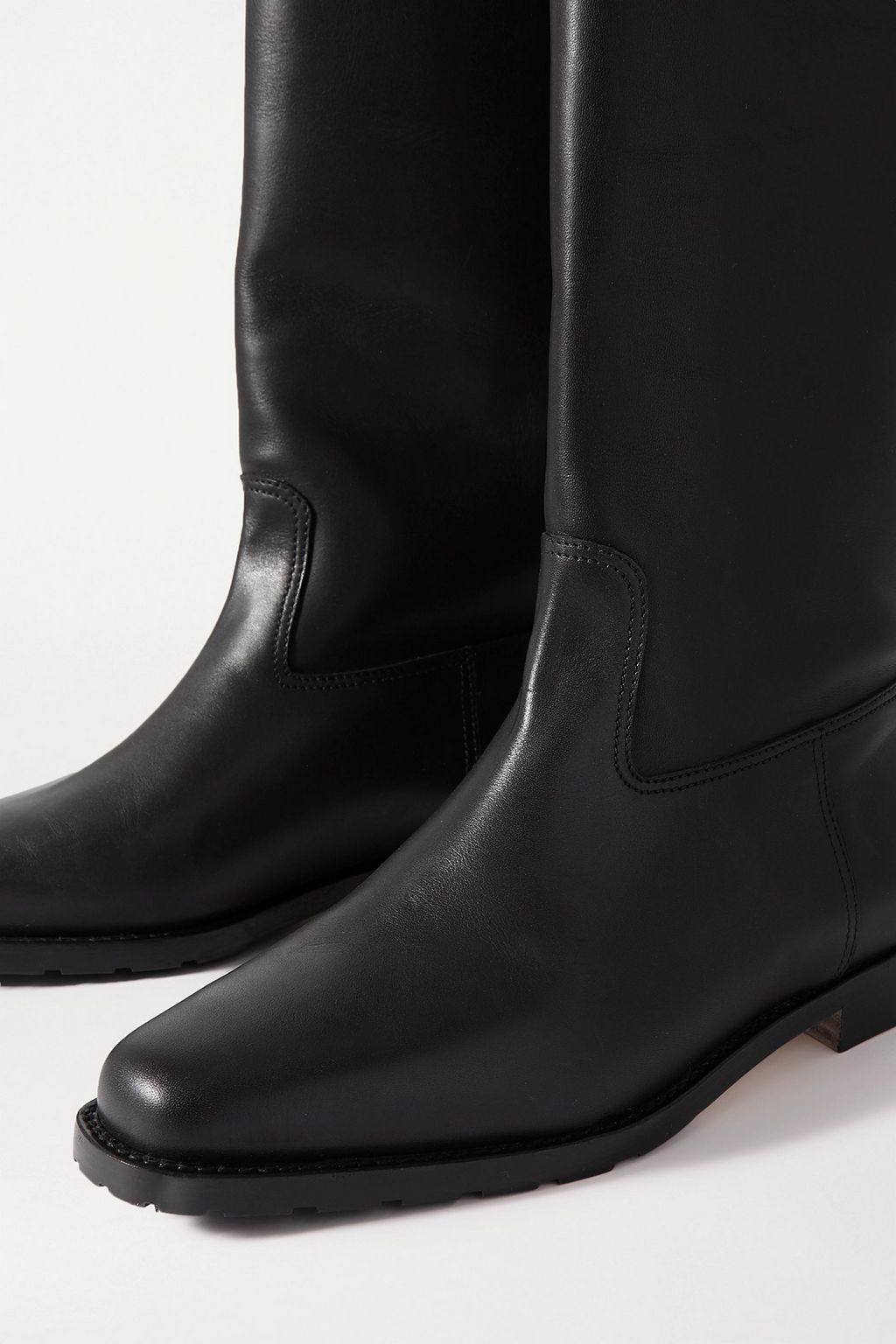 MANOLO BLAHNIK Luchino leather knee boots