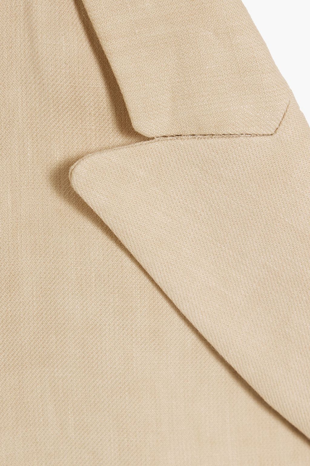BRUNELLO CUCINELLI Double-breasted linen-blend blazer