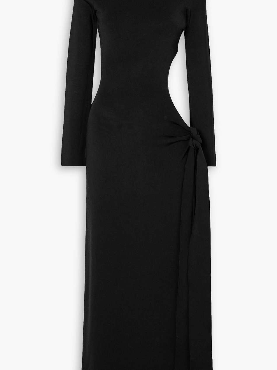 cindy cutout jersey gown