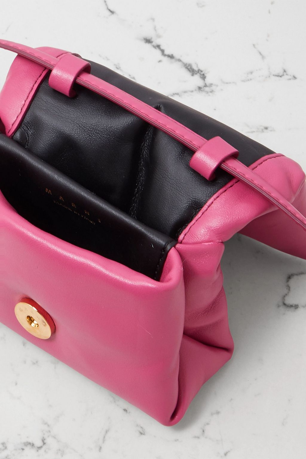 MARNI Prisma mini padded leather shoulder bag