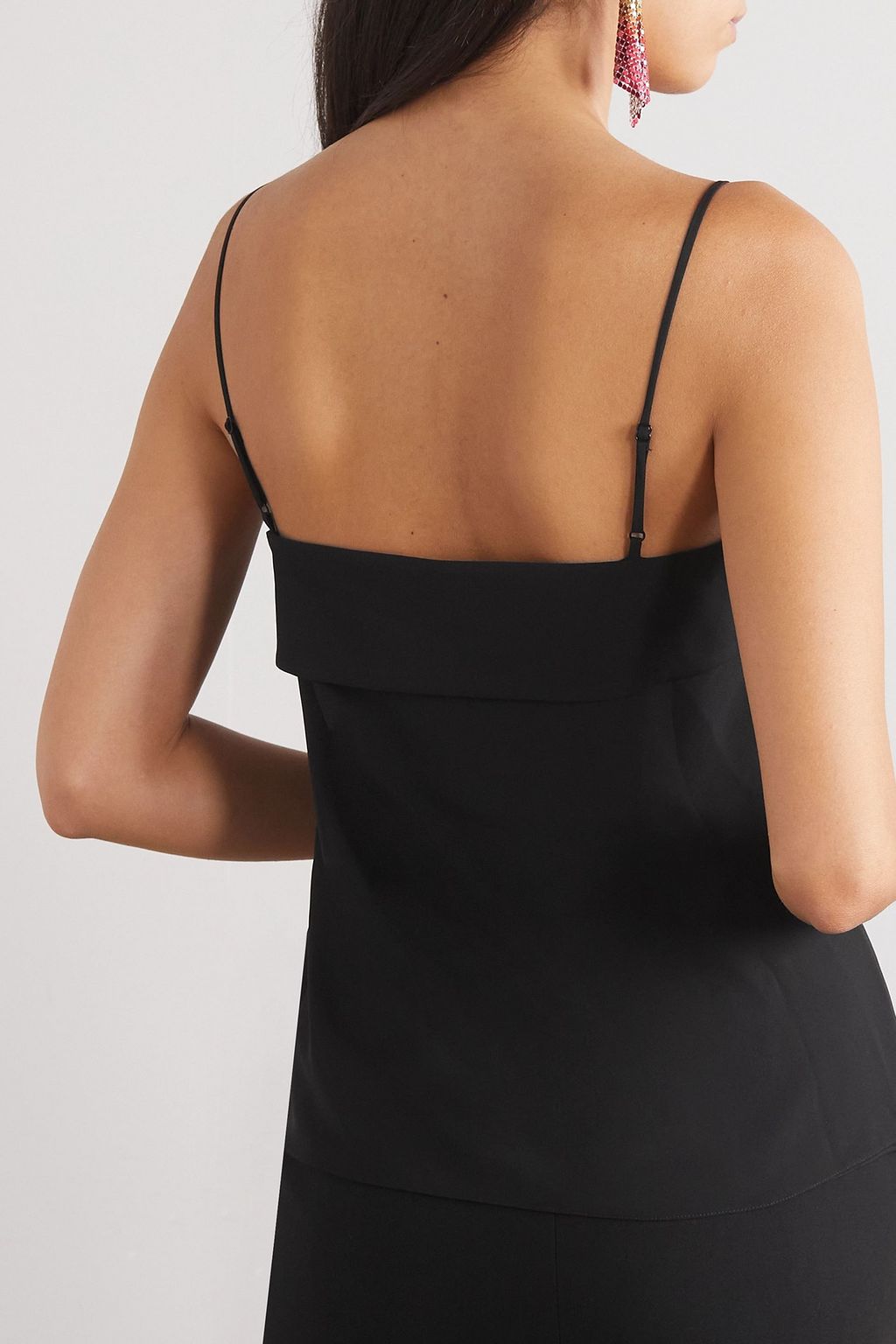 CHRISTOPHER KANE Me Now buckle-embellished crepe camisole