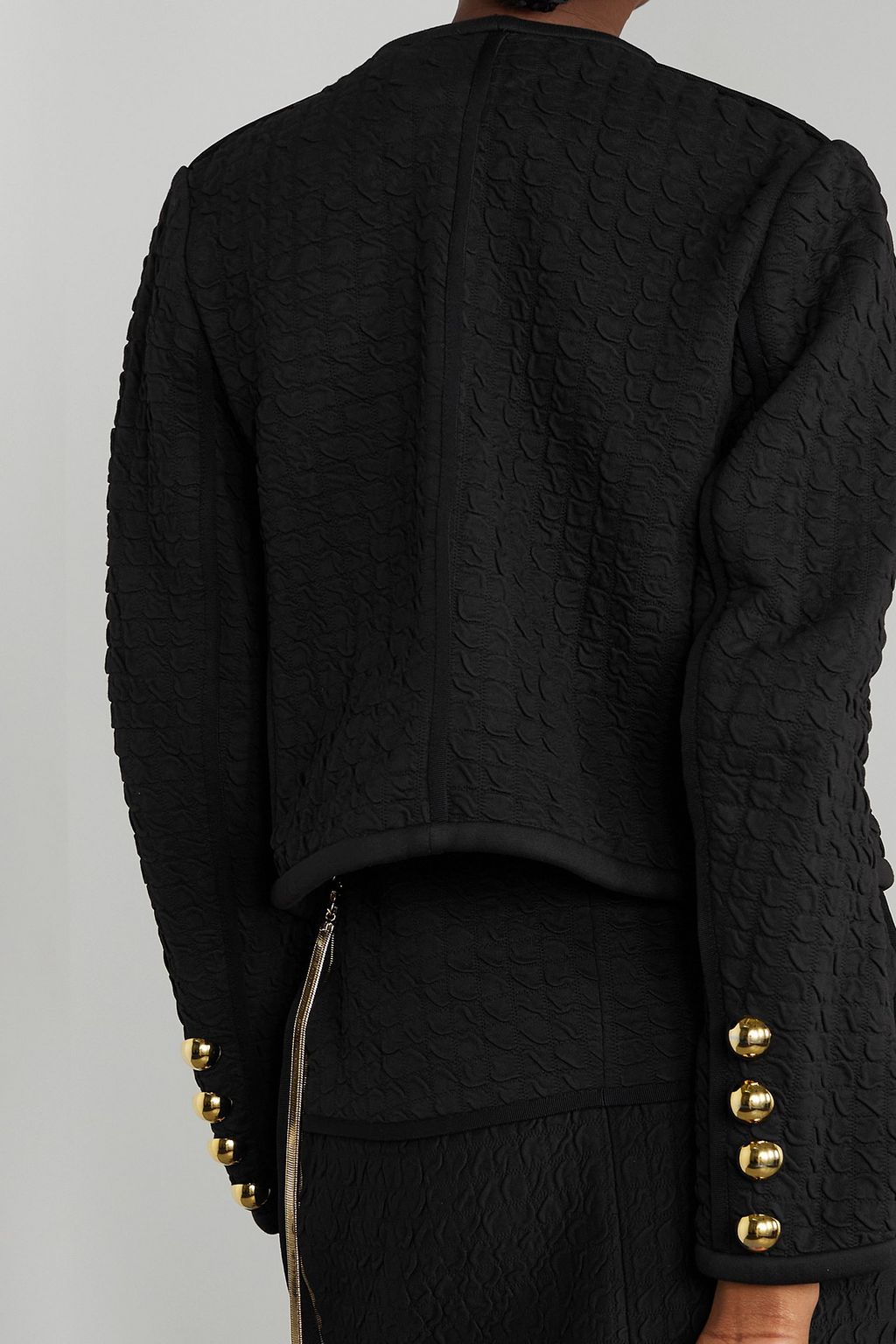 AZ FACTORY SuperTech-SuperChic jacquard-knit jacket