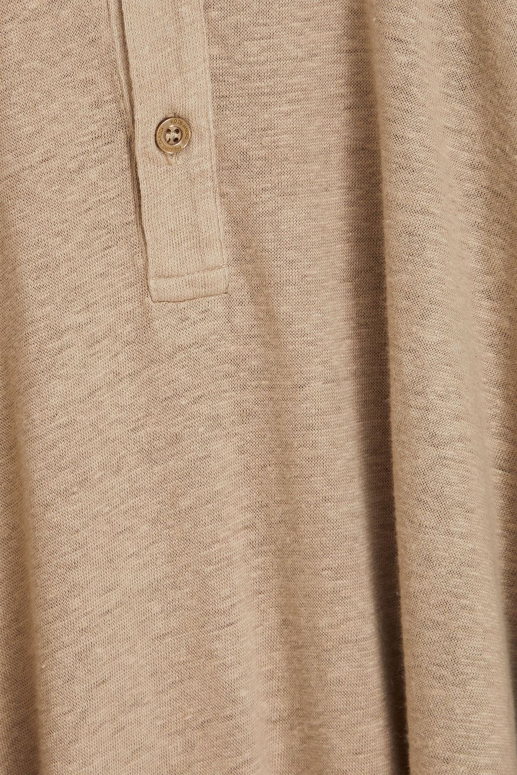 FRESCOBOL CARIOCA Mello linen-jersey polo shirt