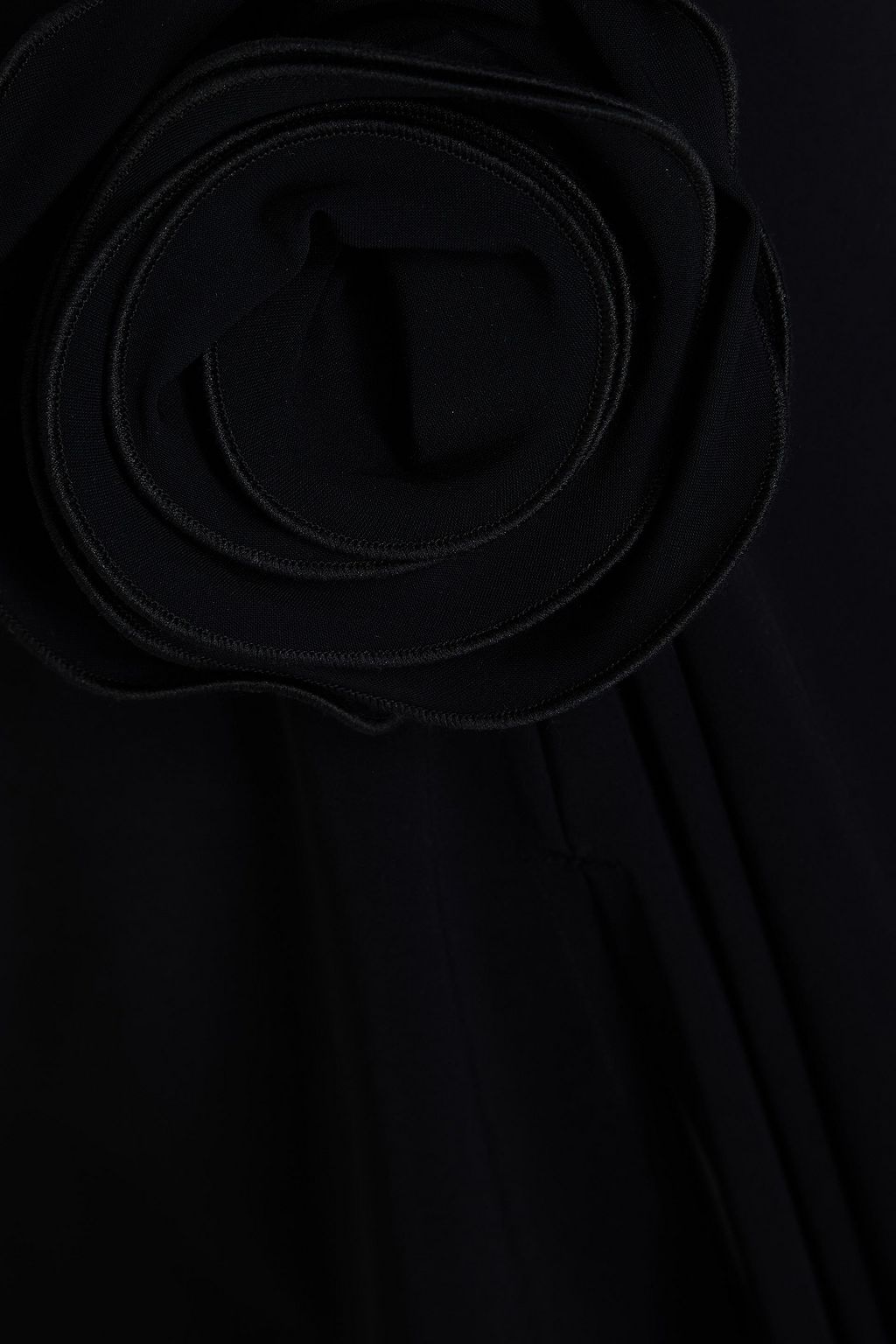 MAGDA BUTRYM Appliquéd asymmetric jersey pareo