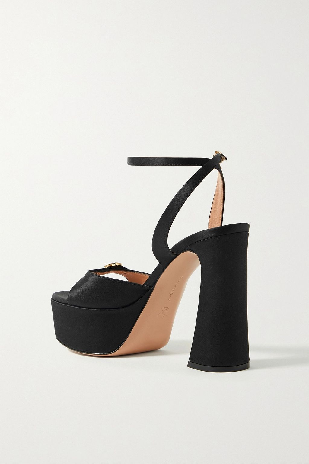 GIANVITO ROSSI Raso 70 サテン プラットフォームサンダル