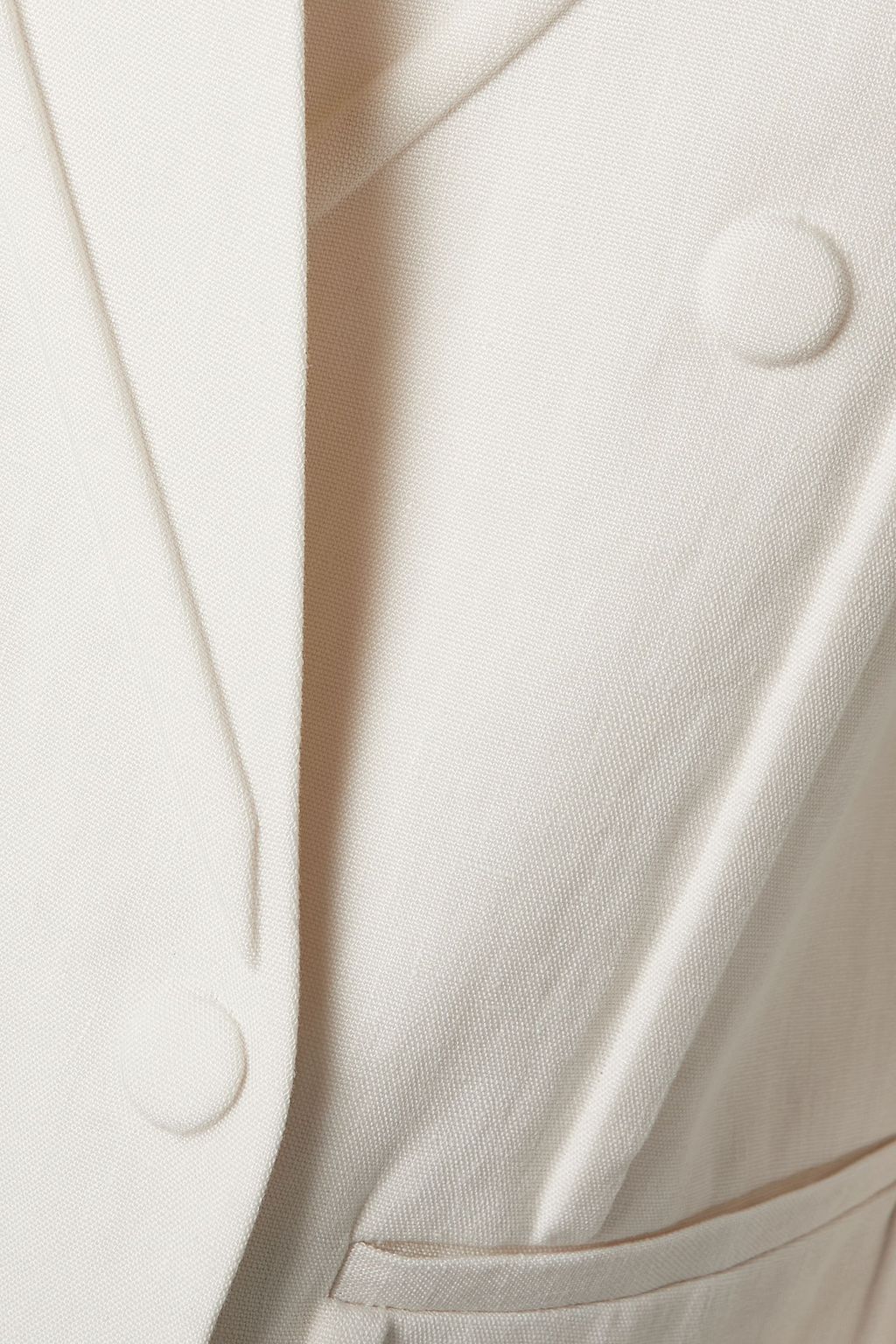 FENDI Double-breasted linen blazer