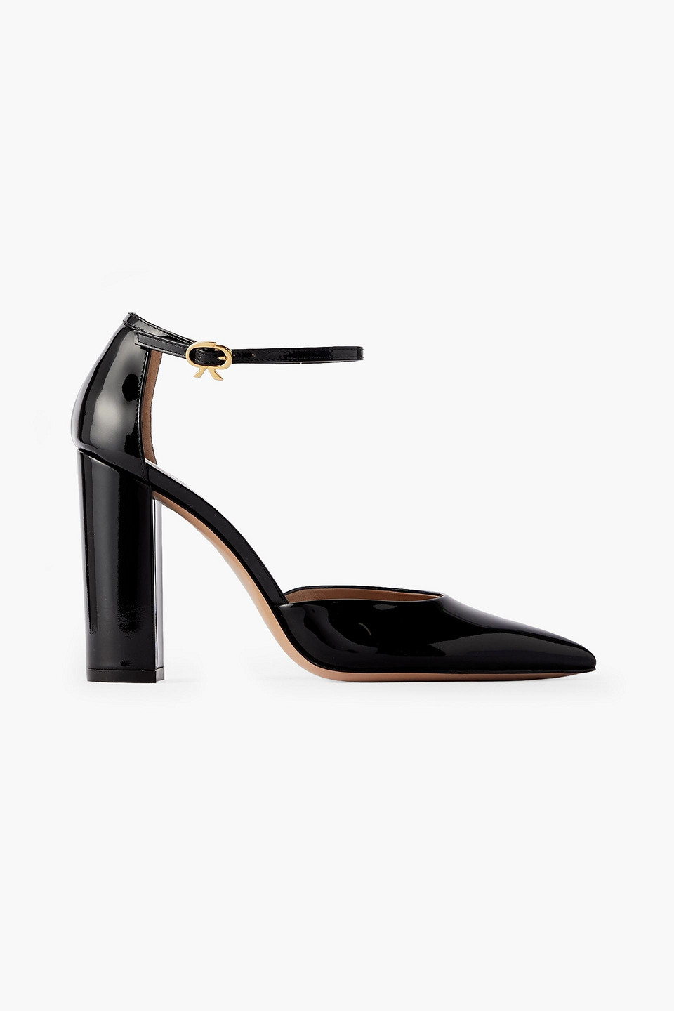 Gianvito Rossi 100 Patent-leather Pumps In Black