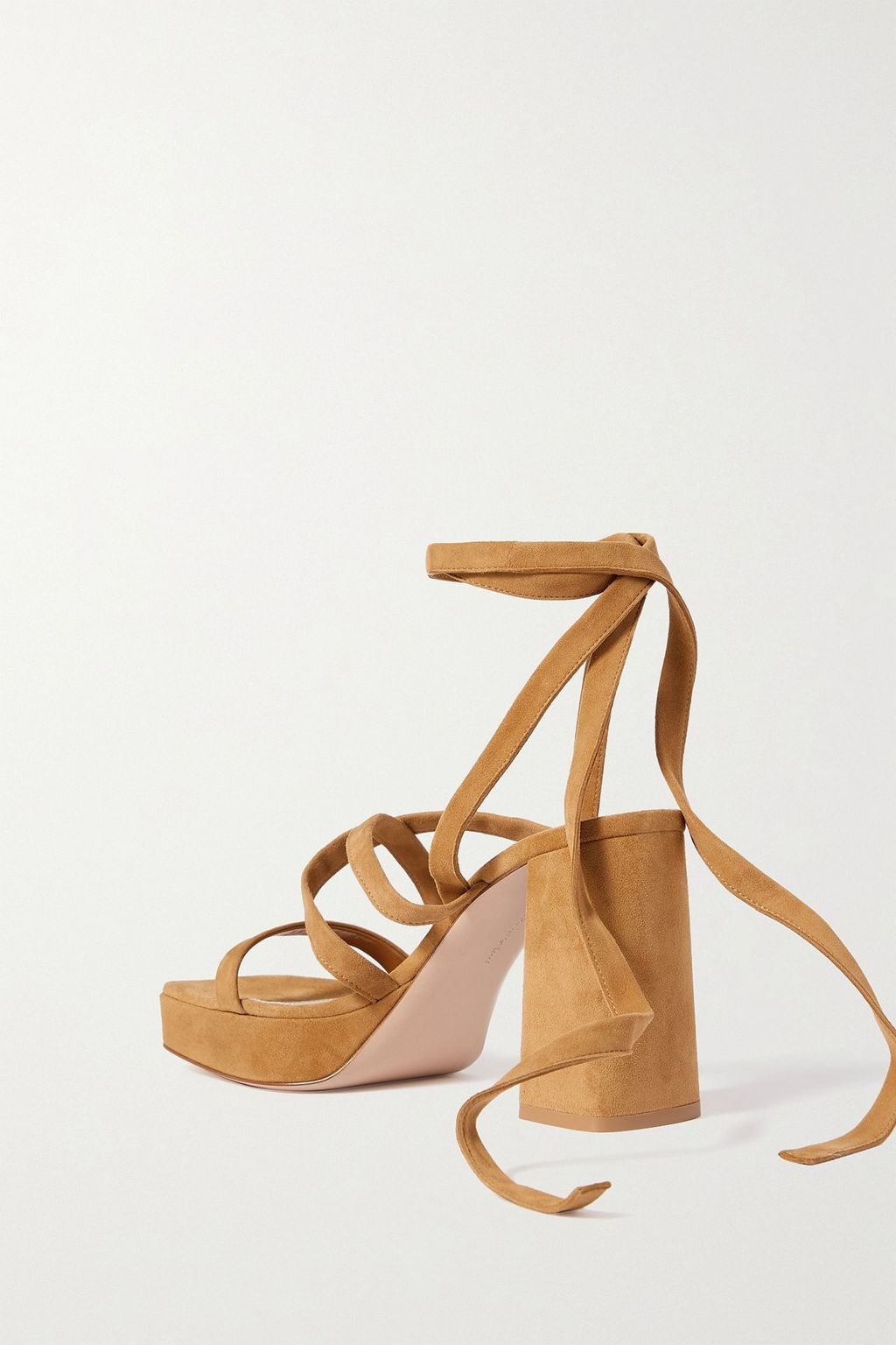 GIANVITO ROSSI 70 suede platform sandals
