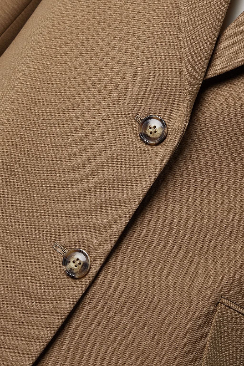 VICTORIA BECKHAM Layered crepe blazer