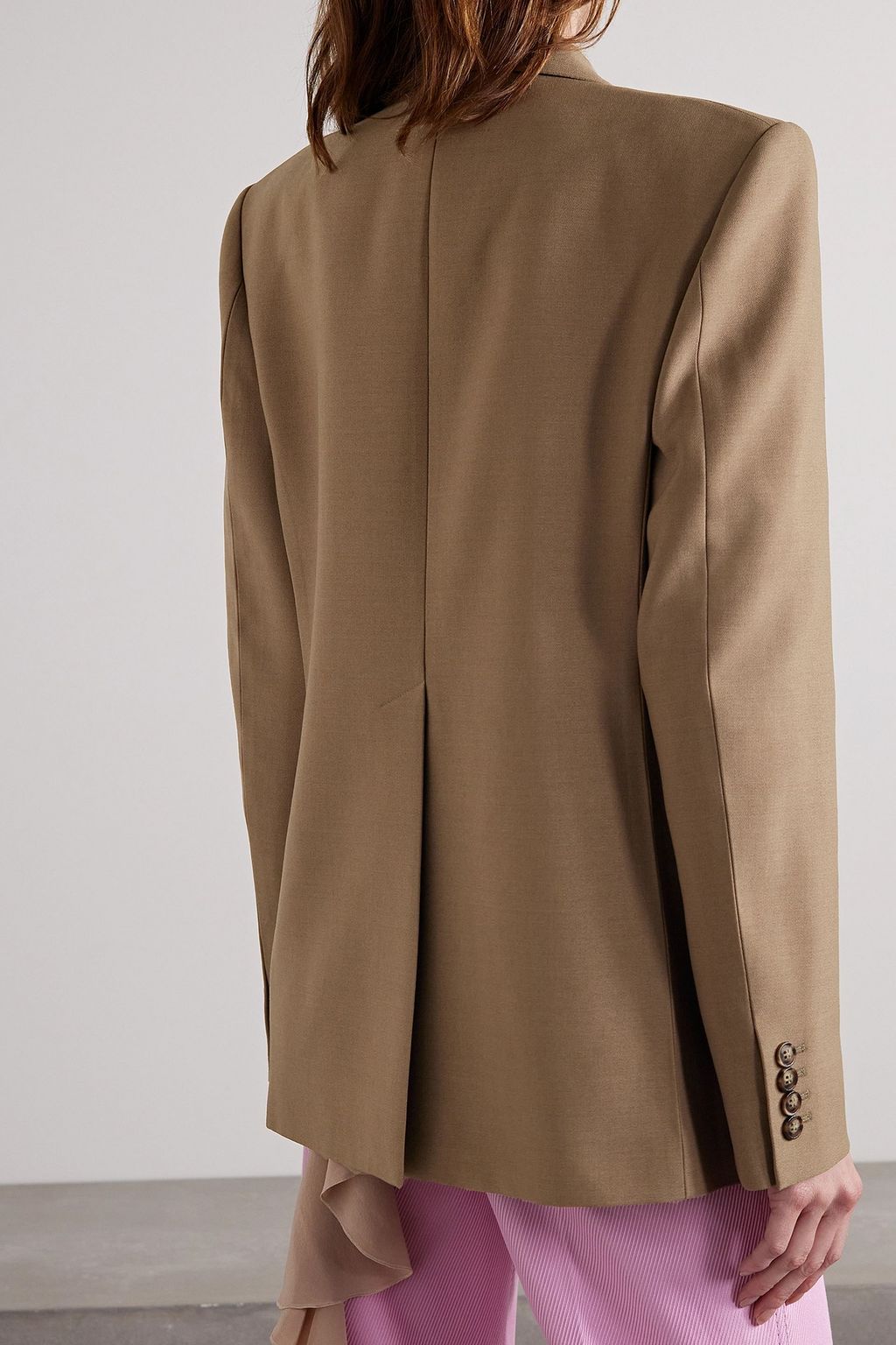 VICTORIA BECKHAM Layered crepe blazer