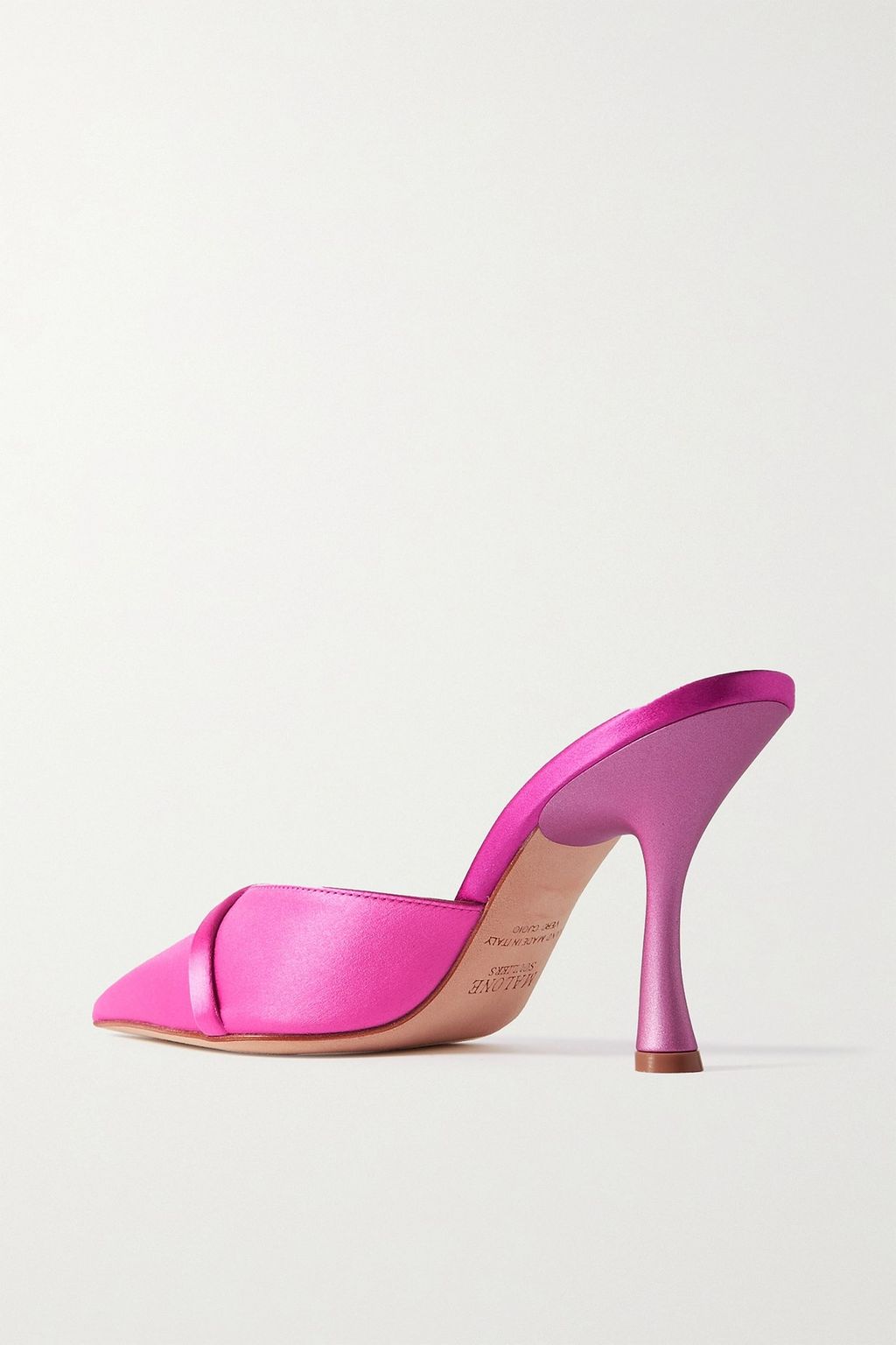 MALONE SOULIERS حذاء ميول Joella من الساتان مع كعب 90 مم