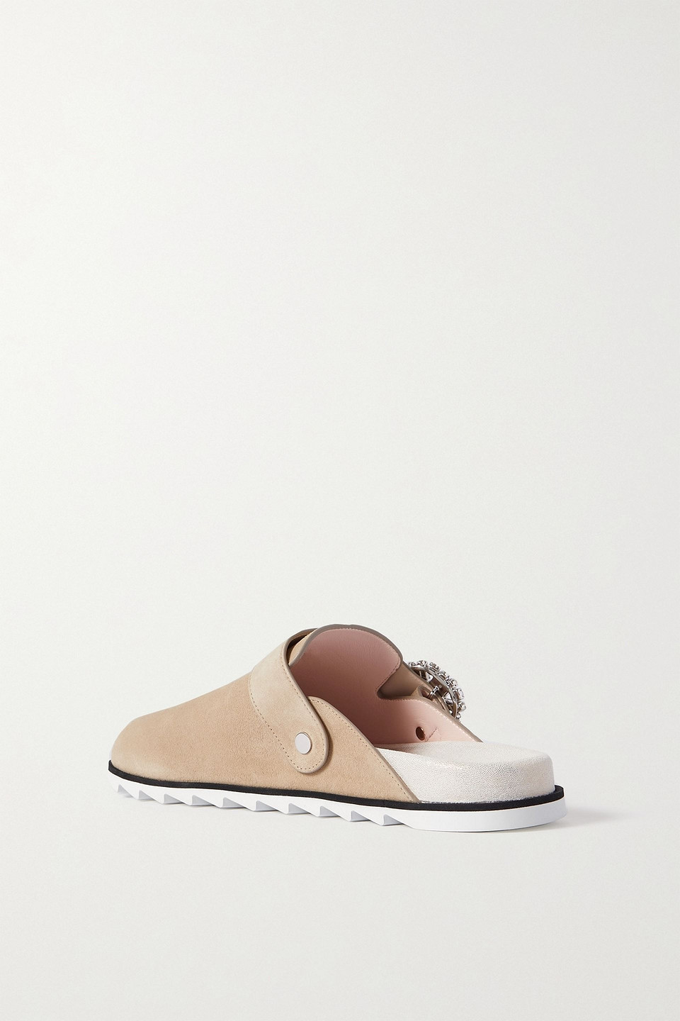Roger Vivier Woman House Slipper Sand Size 11 Leather In Mushroom