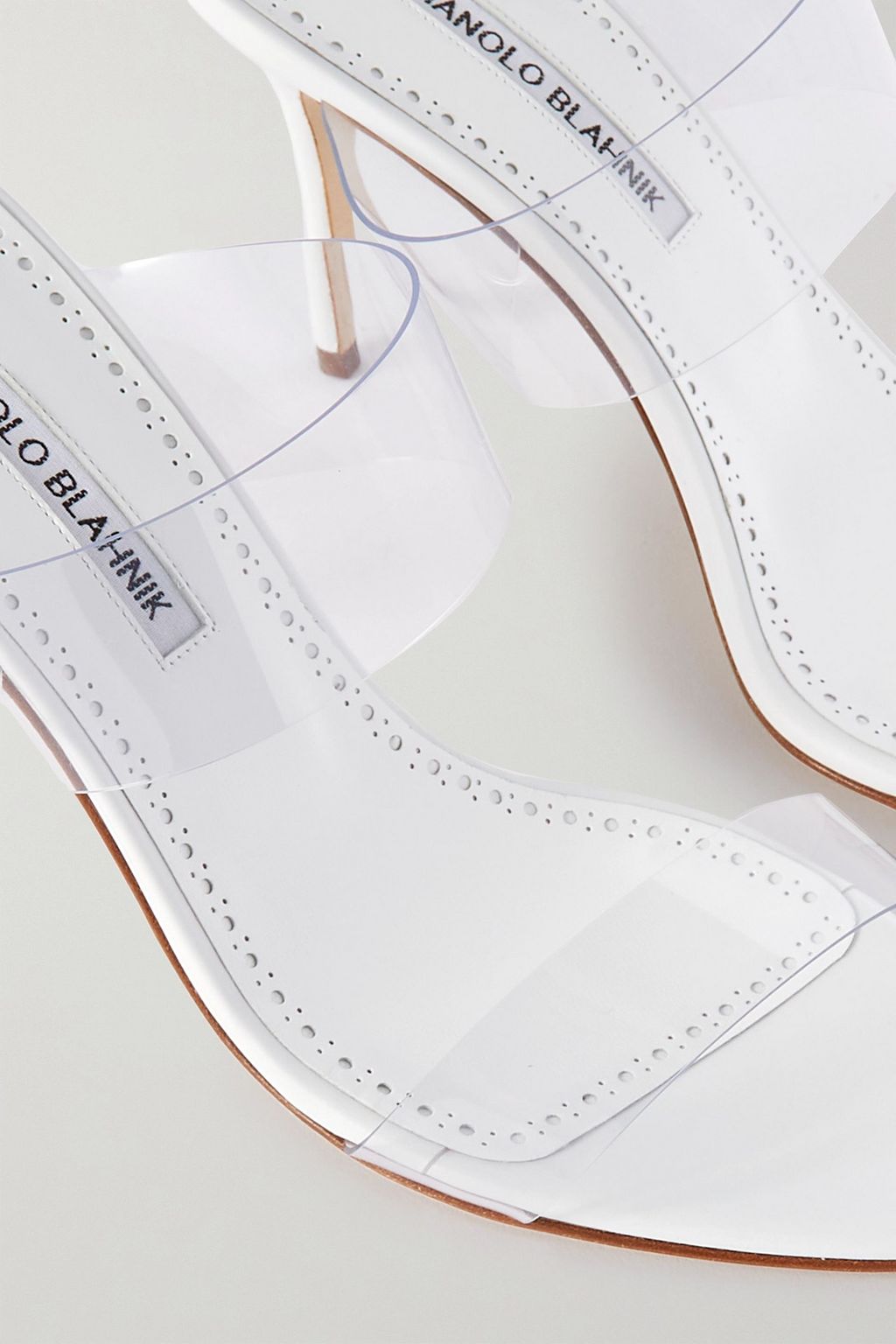 MANOLO BLAHNIK Scolto 90 PVC mules