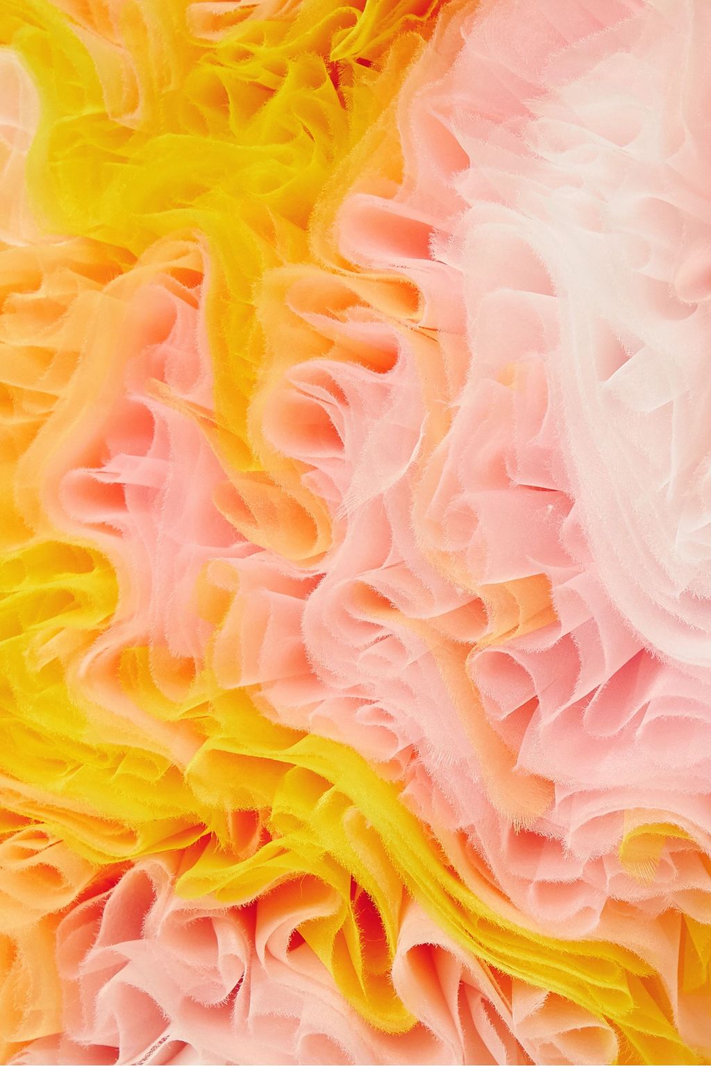 TOMO KOIZUMI X PUCCI Ruffled tulle mini dress