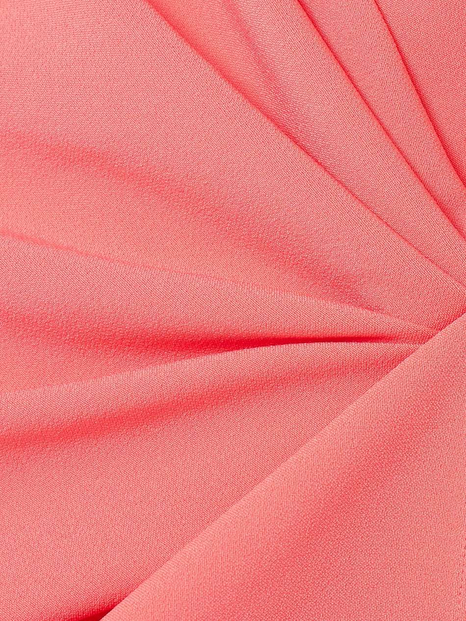 taylora draped crepe gown