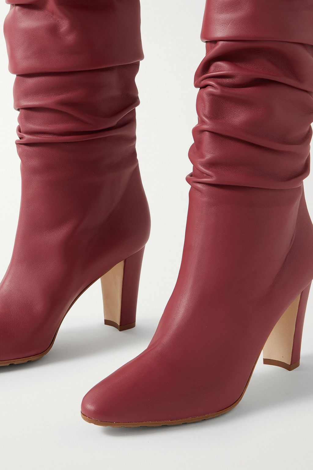 MANOLO BLAHNIK Calassohi 90 leather knee boots