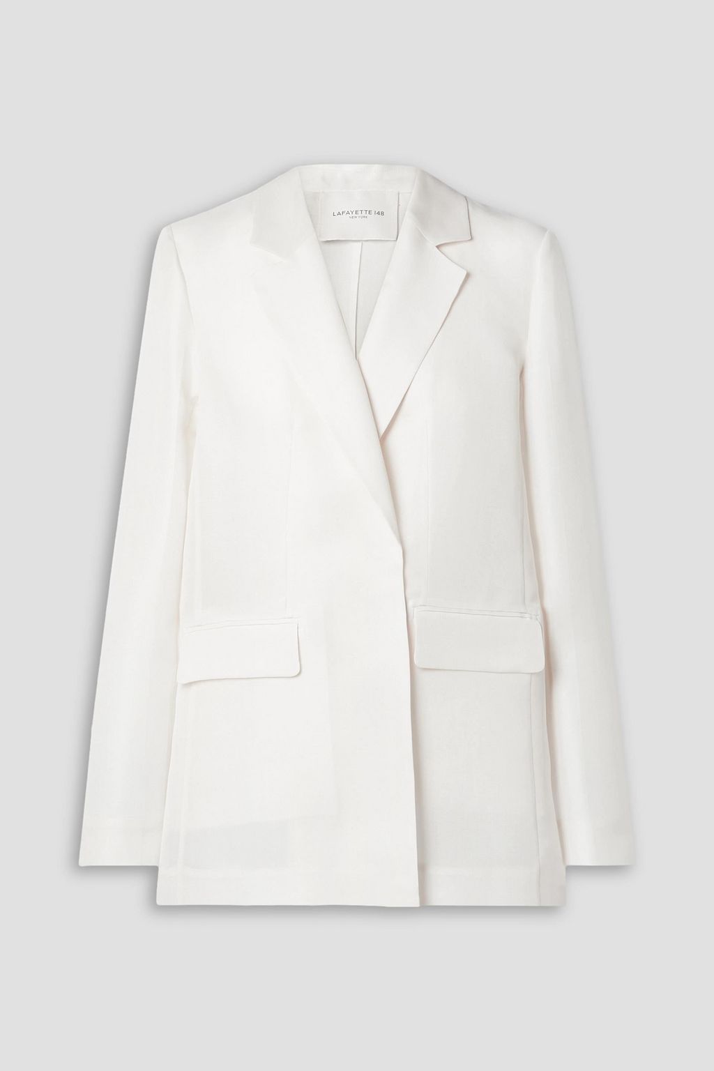 Silk organza blazer ivory XXS