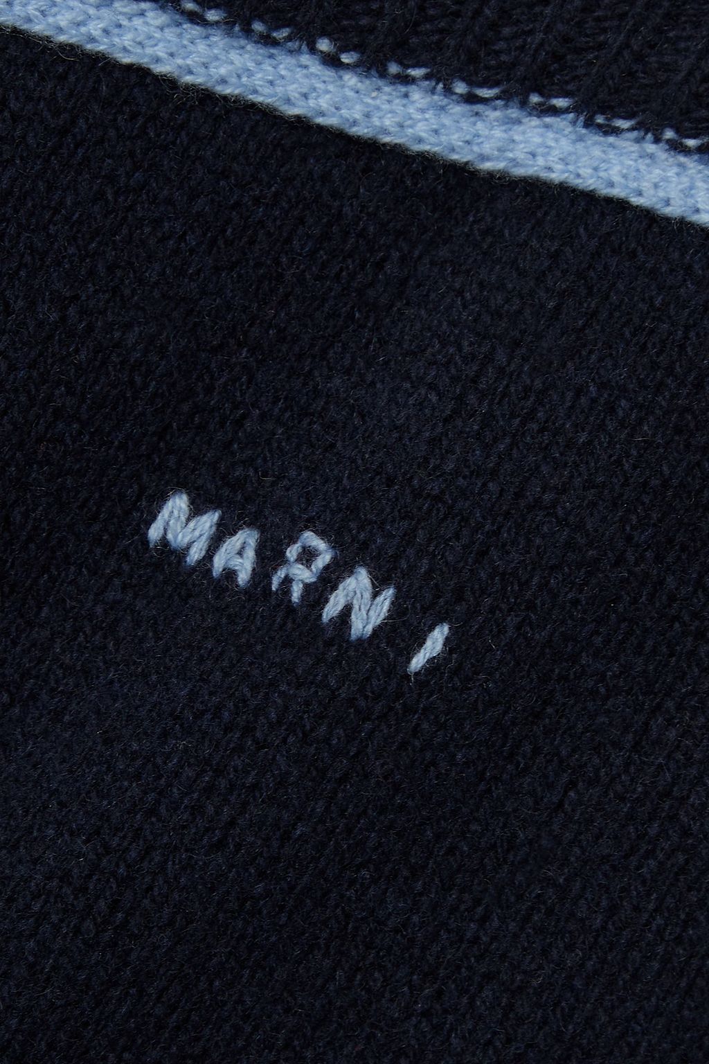 MARNI Cashmere and wool-blend track pants