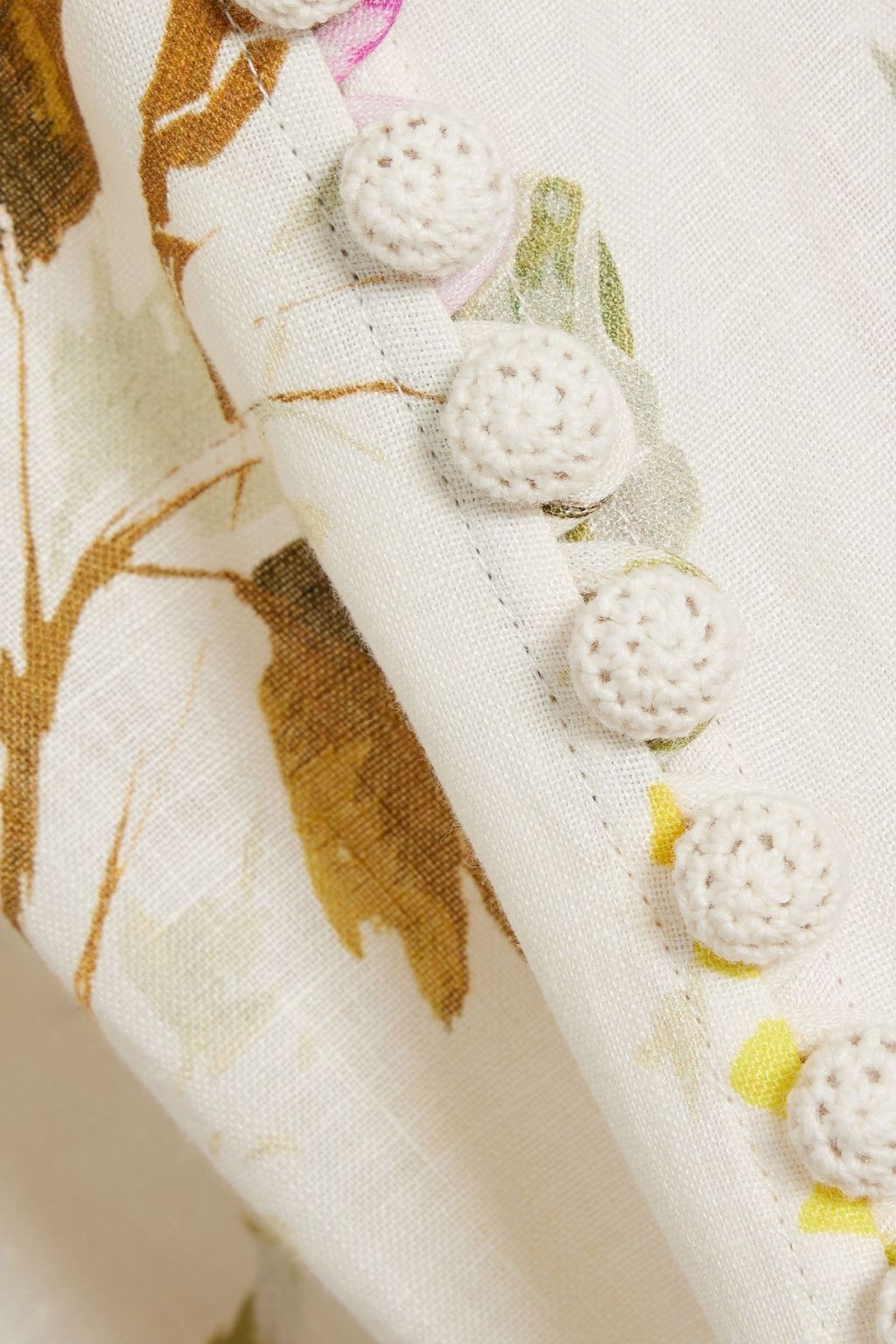 ZIMMERMANN Floral-print linen maxi dress