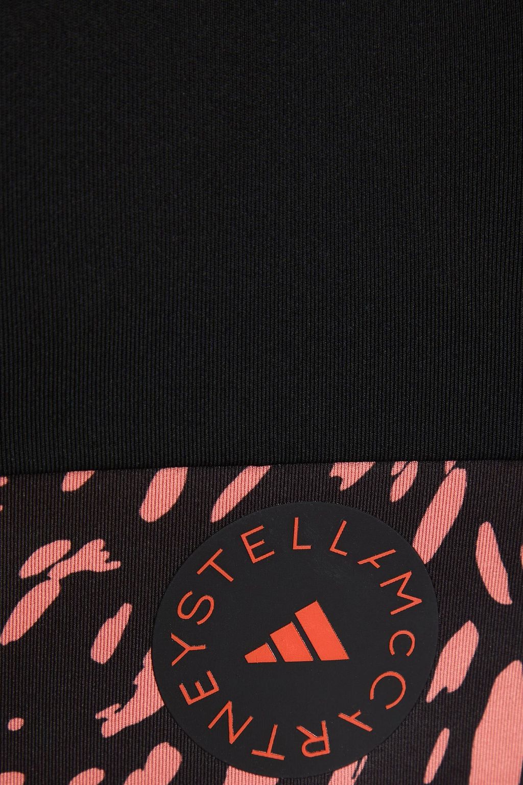 ADIDAS BY STELLA MCCARTNEY حمالة صدر رياضية مصنوعة من نسيج مطاطي ومزينة بطبعات