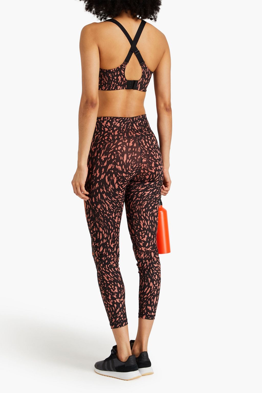 ADIDAS BY STELLA MCCARTNEY حمالة صدر رياضية مصنوعة من نسيج مطاطي ومزينة بطبعات
