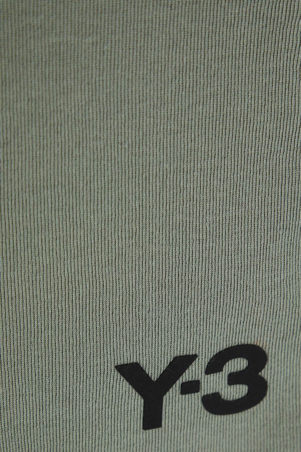 Y-3 تي شيرت من قطن جيرسي مزين بطبعة شعار العلامة