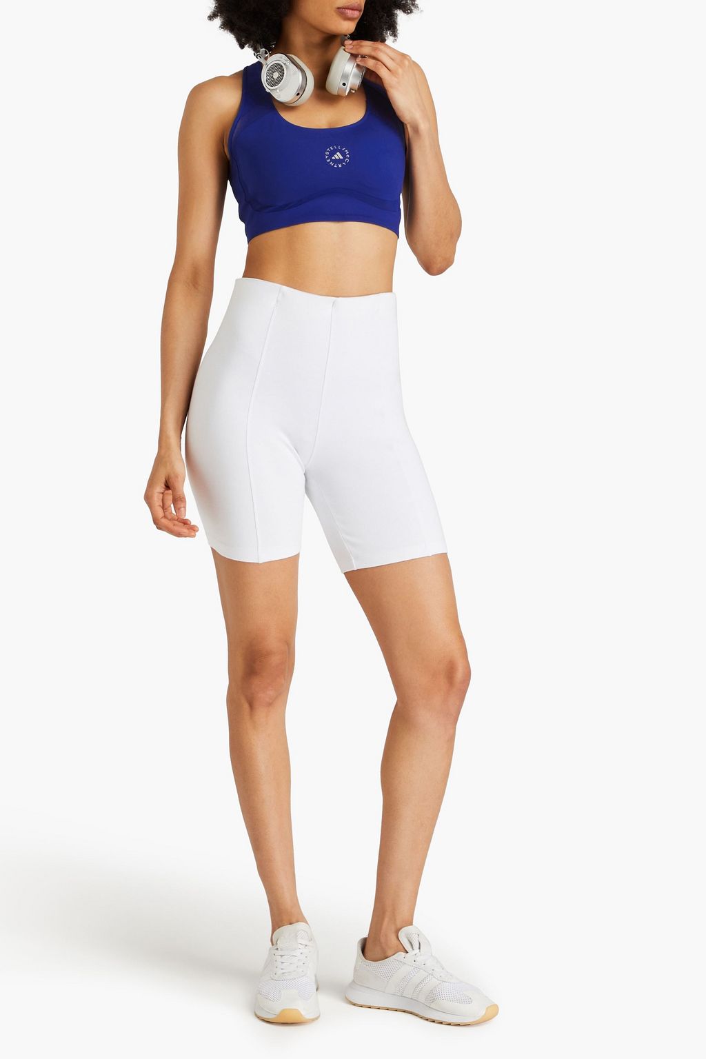 ADIDAS BY STELLA MCCARTNEY Appliquéd stretch sports bra