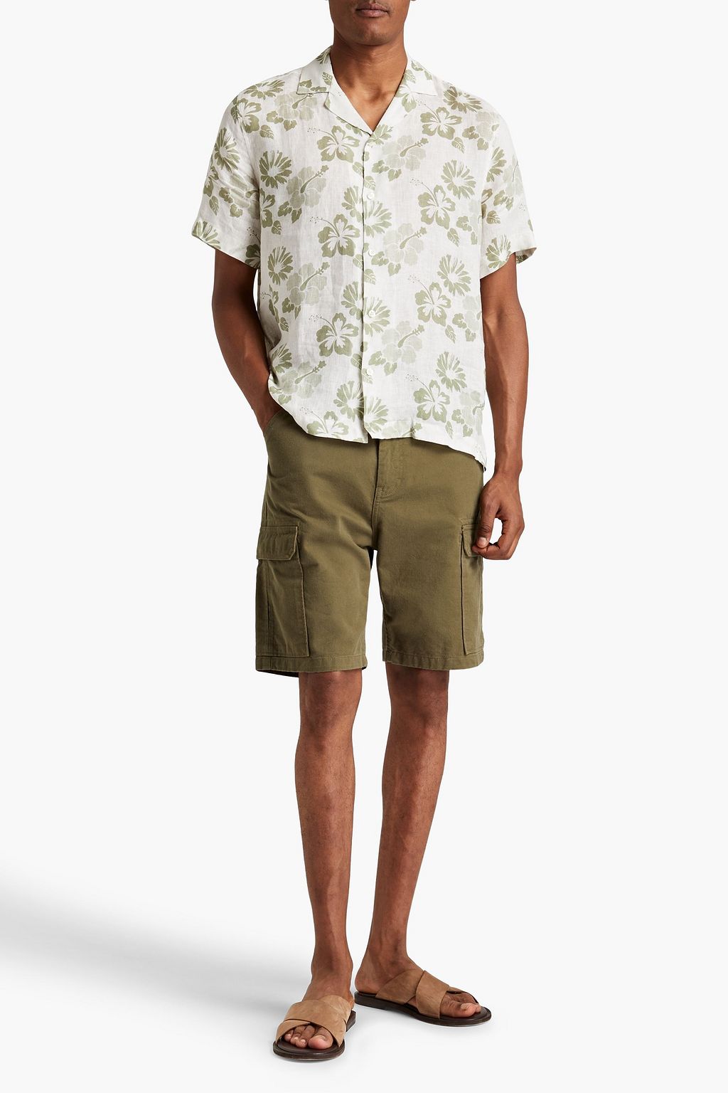 FRESCOBOL CARIOCA Roberto floral-print linen shirt