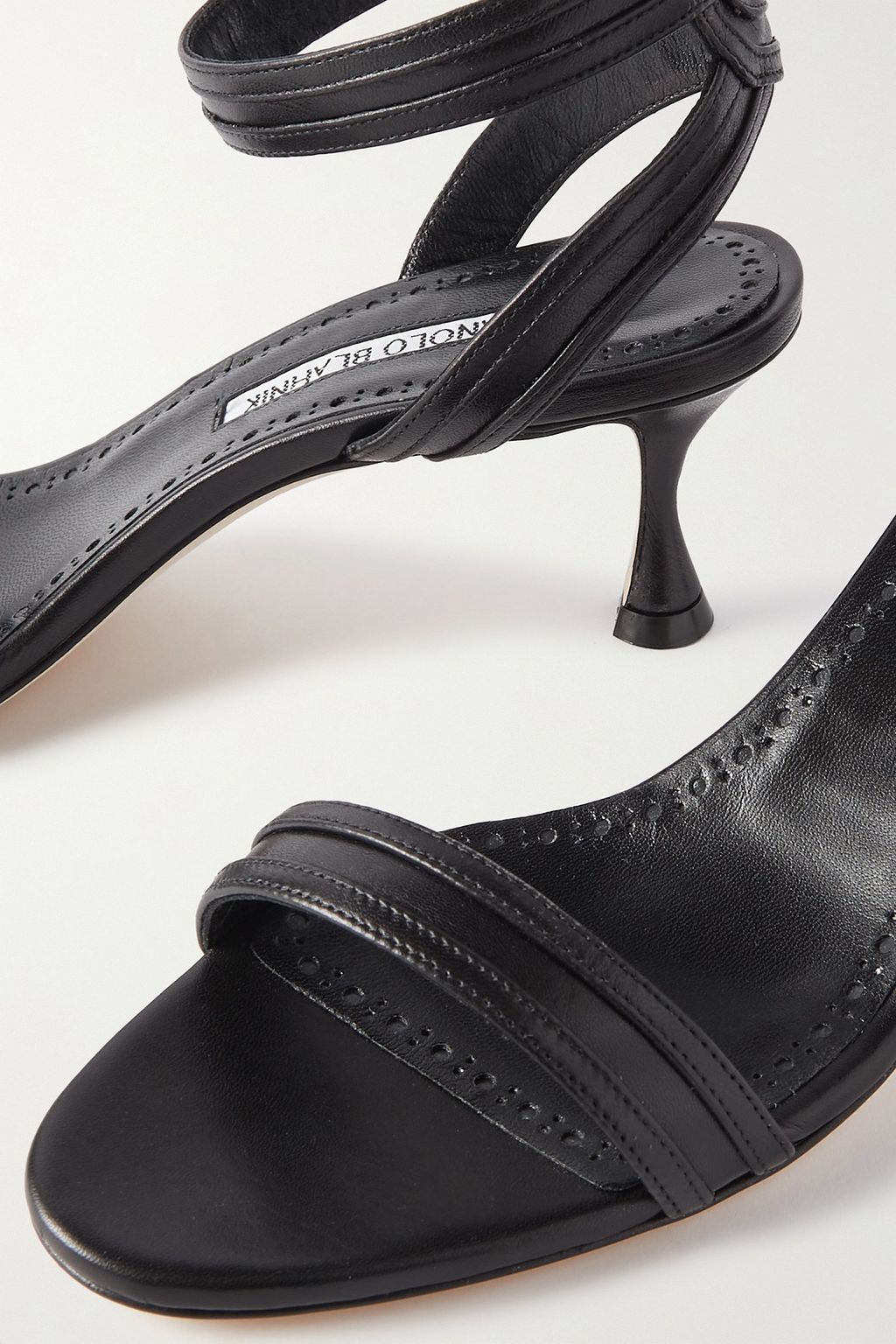 MANOLO BLAHNIK Chongasa 50 leather sandals