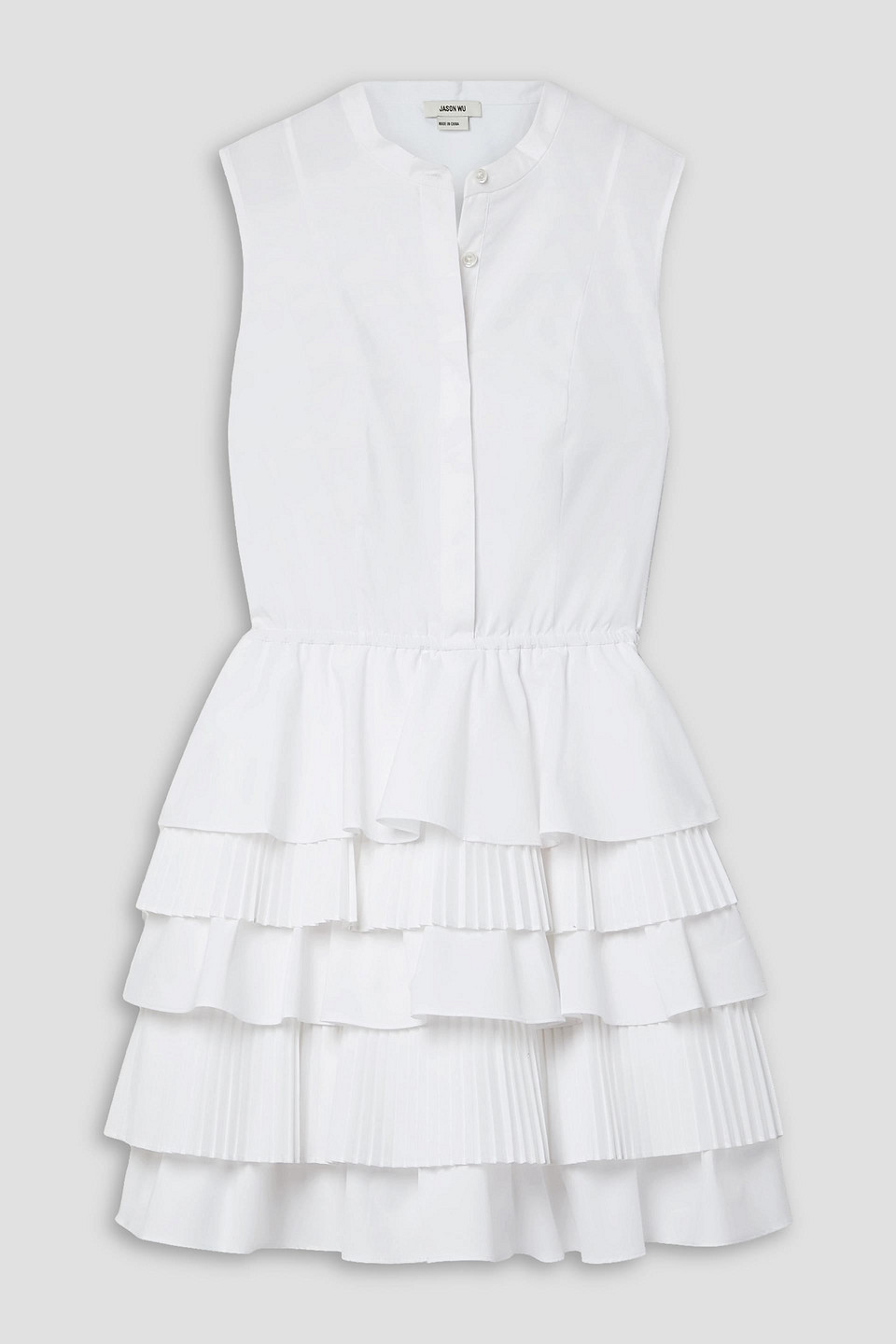 JASON WU TIERED POPLIN DRESS