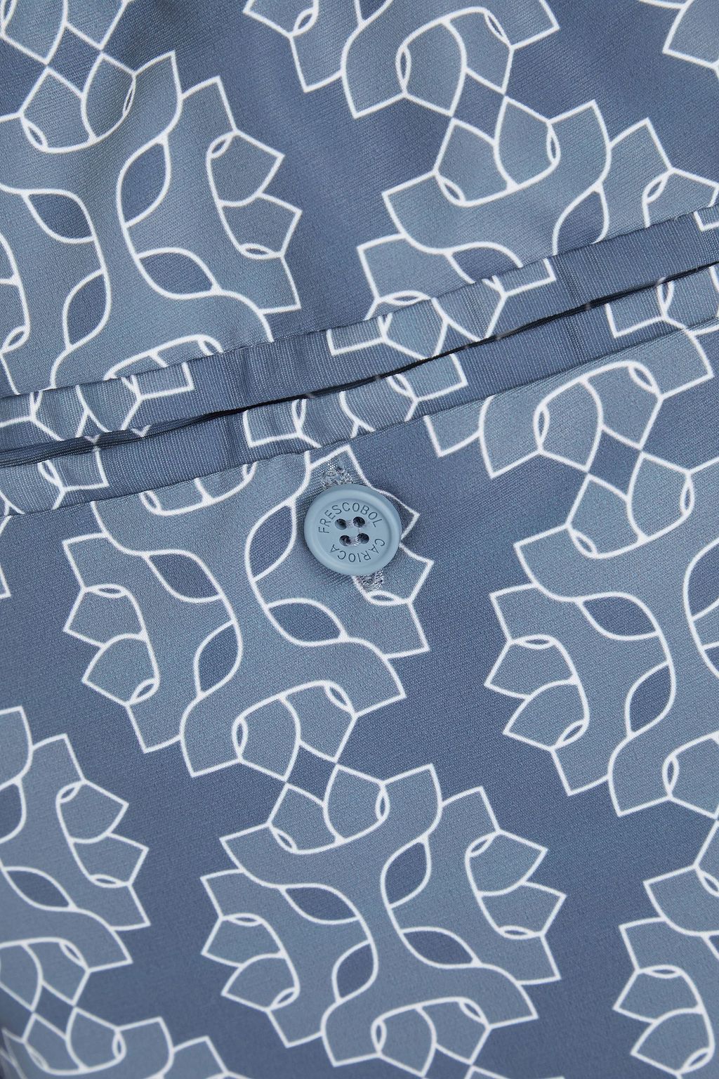 FRESCOBOL CARIOCA Medalhao short-length printed swim shorts