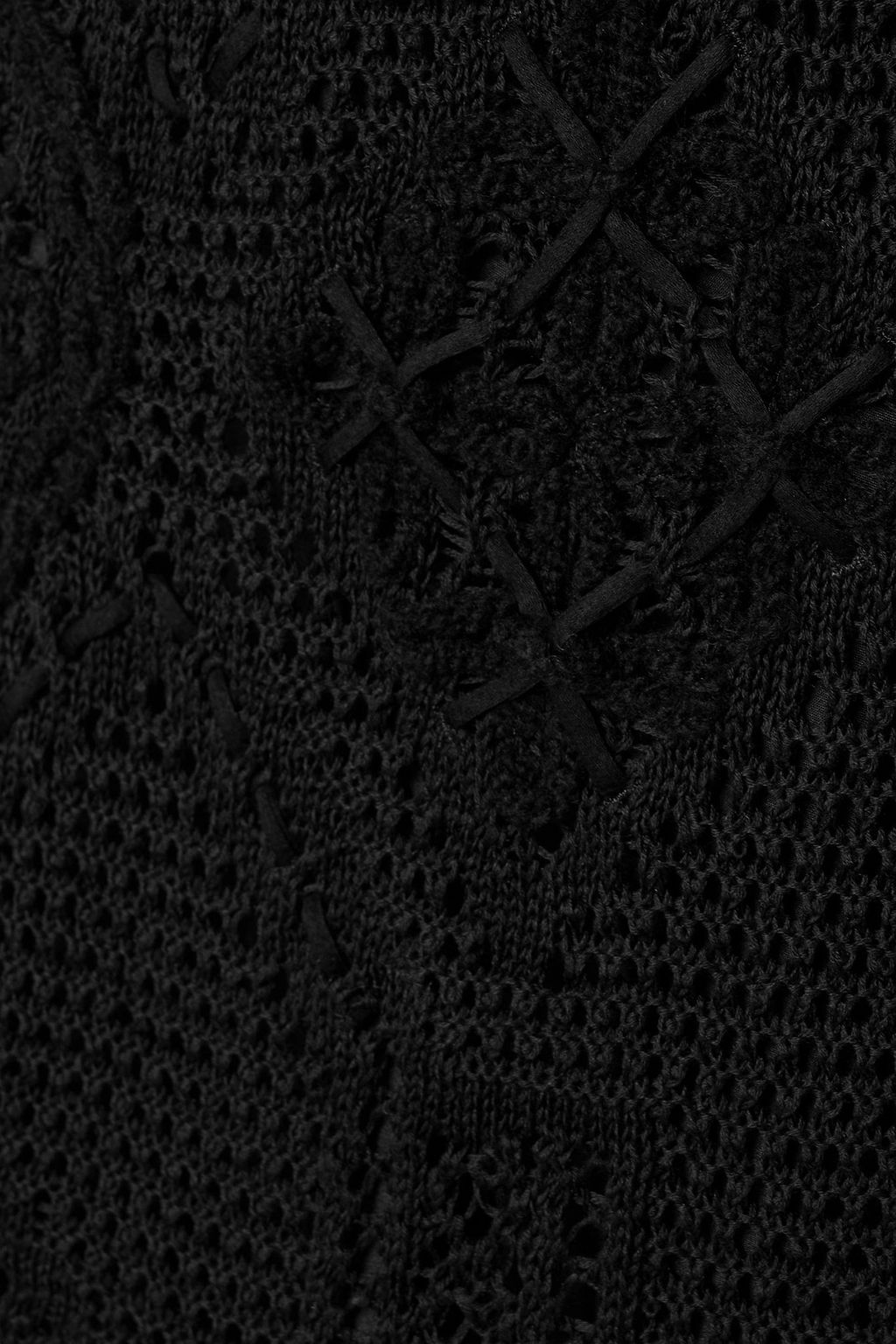 LAFAYETTE 148 Crochet-knit cotton midi dress