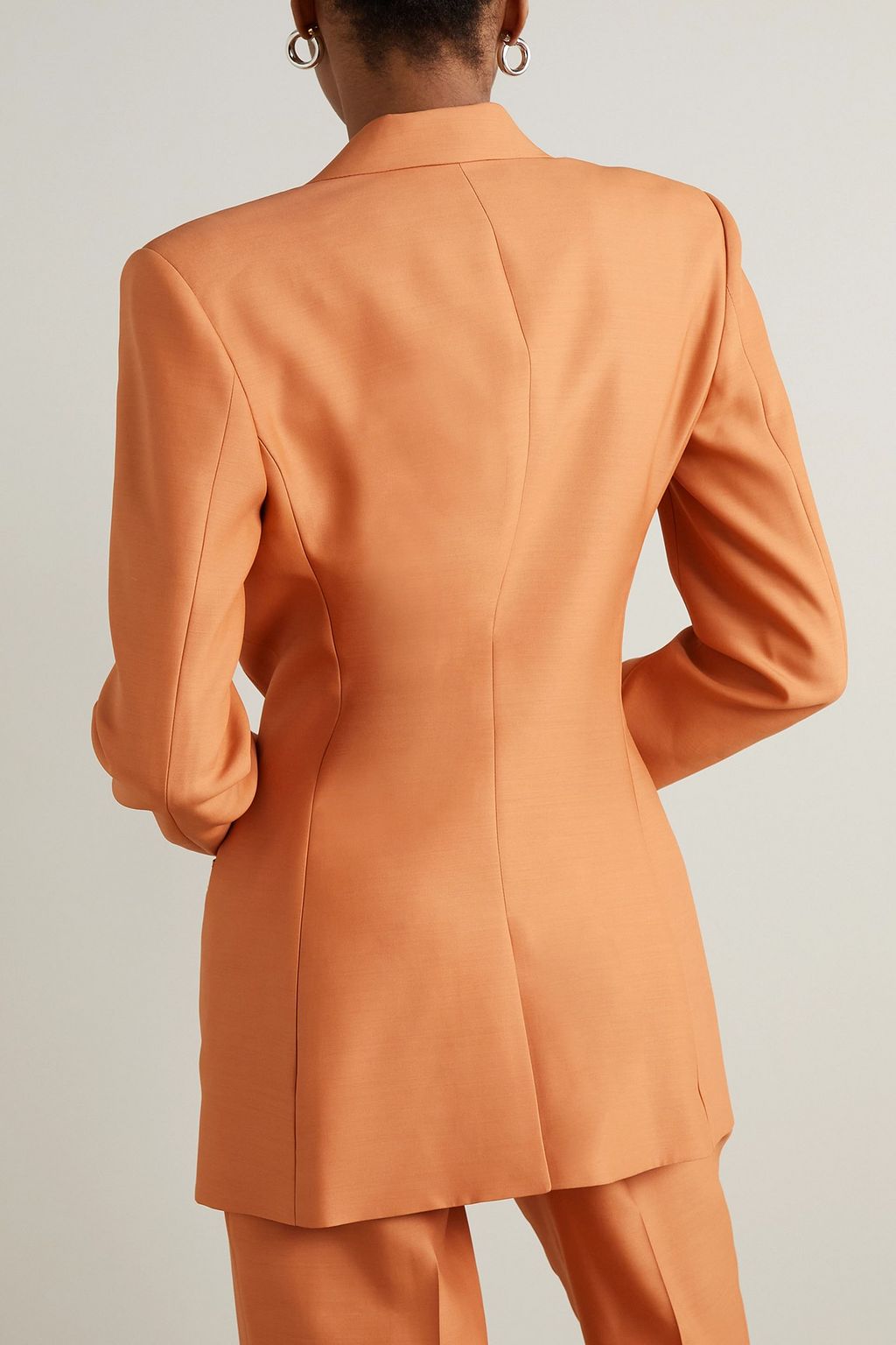 INTERIOR The Fontaine wool and silk-blend blazer