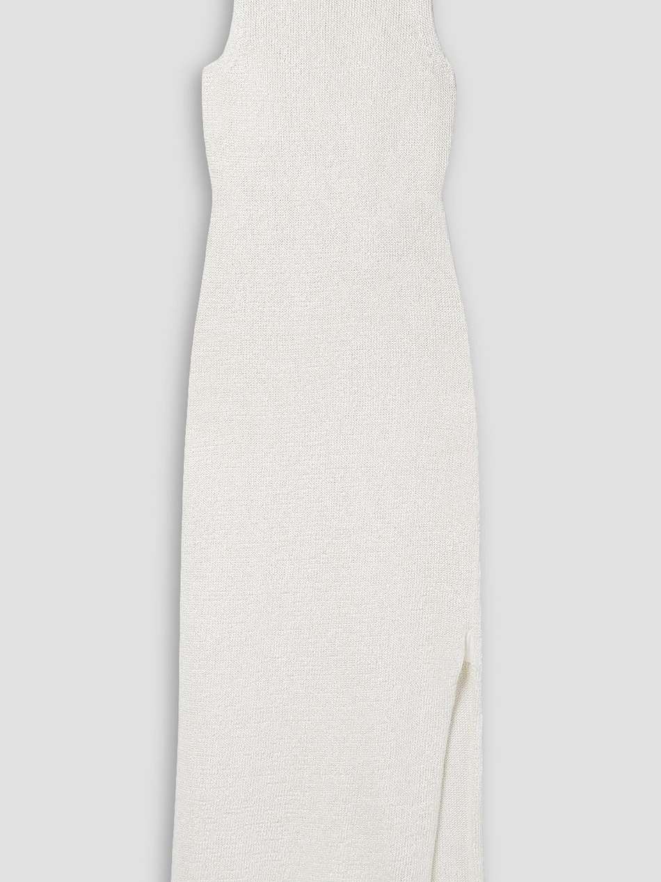 knitted midi dress