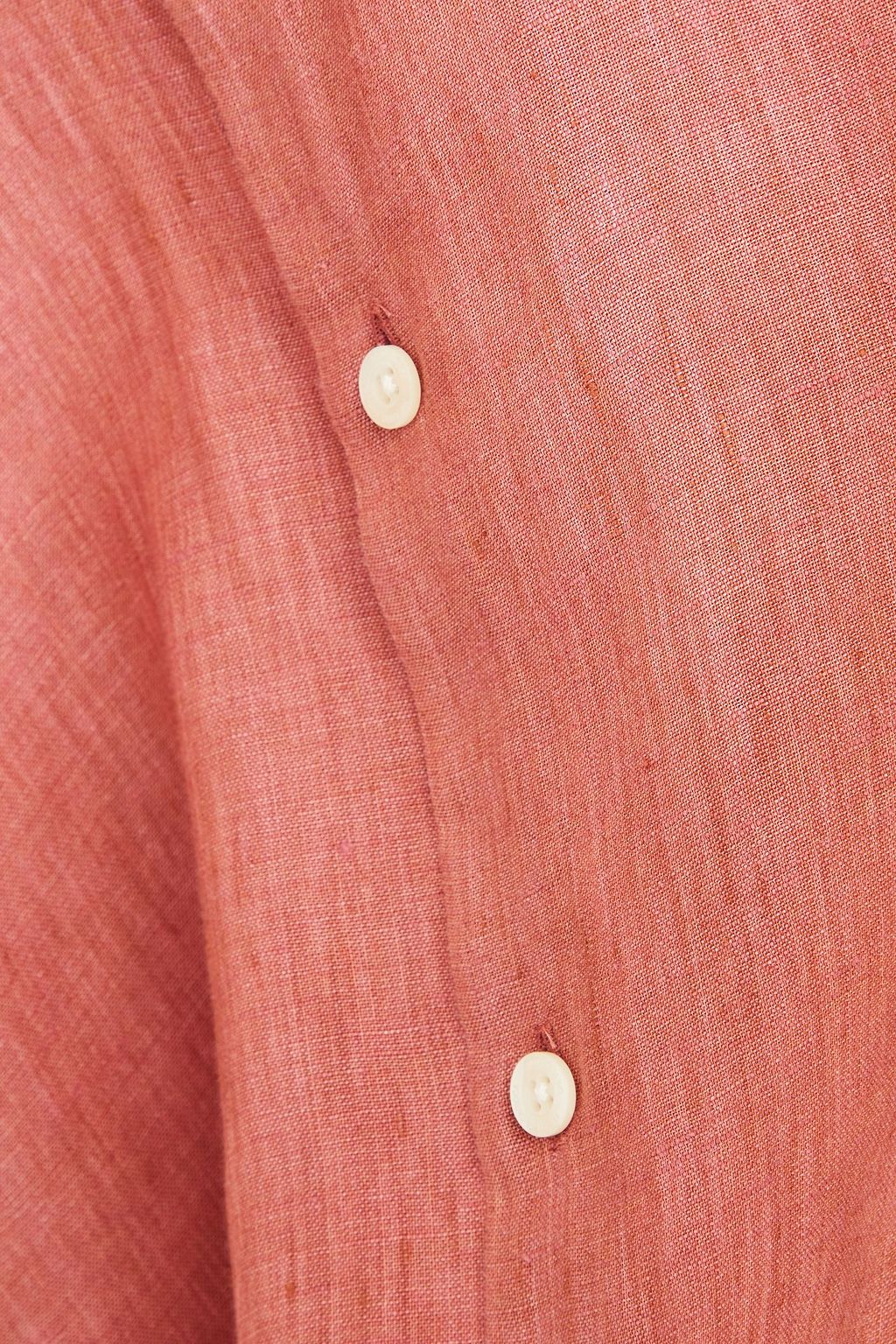 FRESCOBOL CARIOCA Mélange slub linen shirt