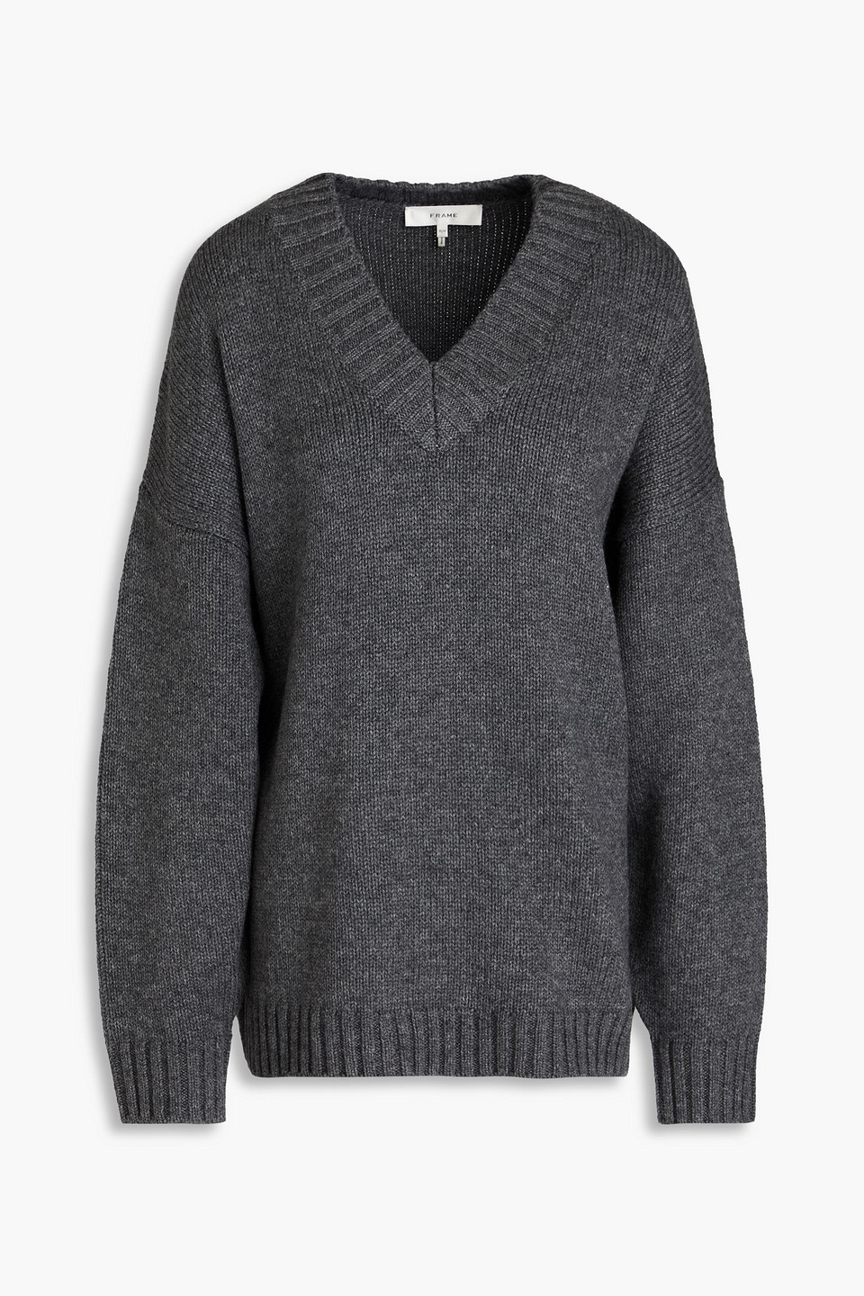 Frame Wool-blend Jumper In Grey
